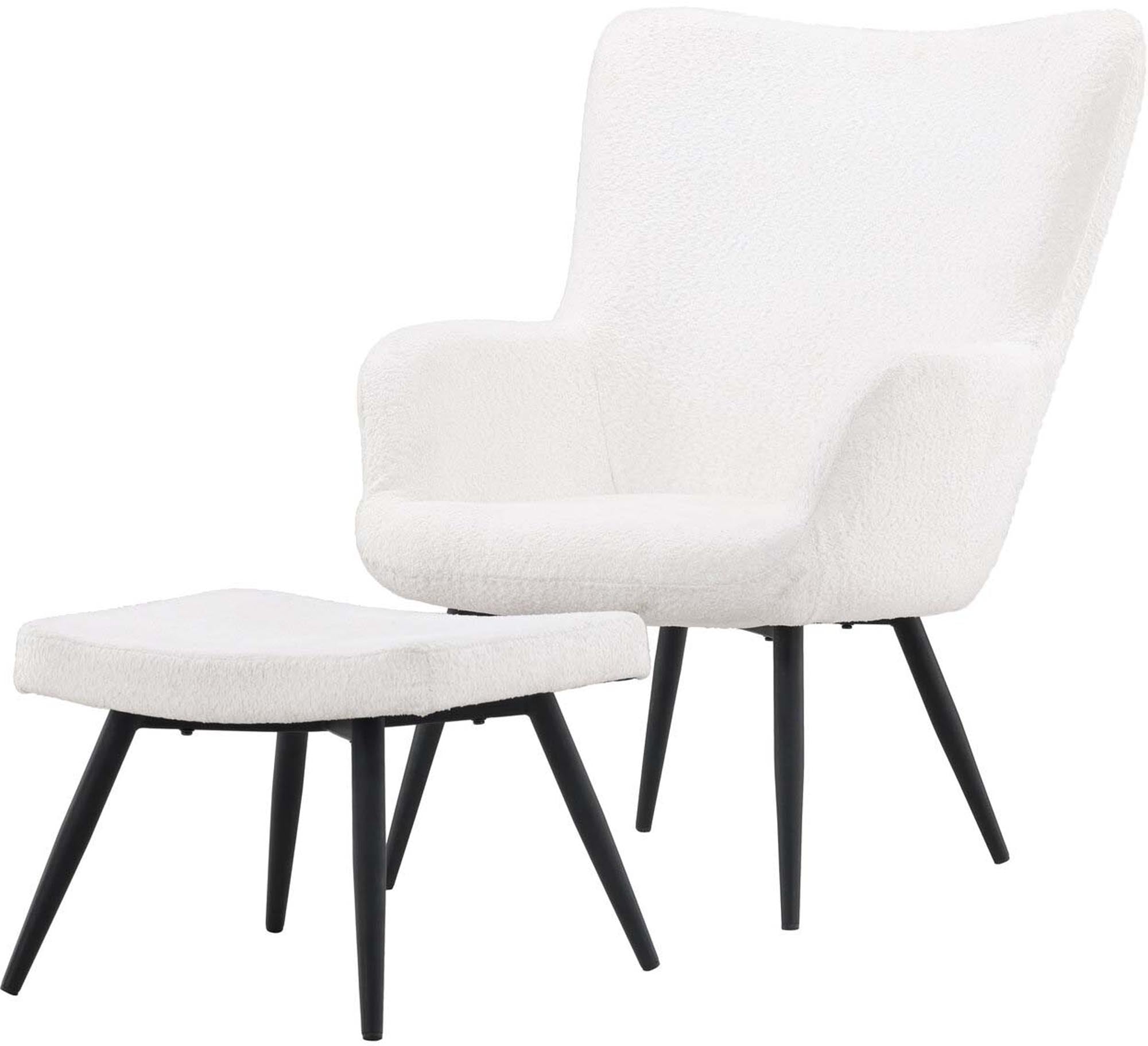 Eleganter Como Sessel mit passendem Ottoman von Venture Home – für höchsten Sitzkomfort und modernes Design in jedem Raum.