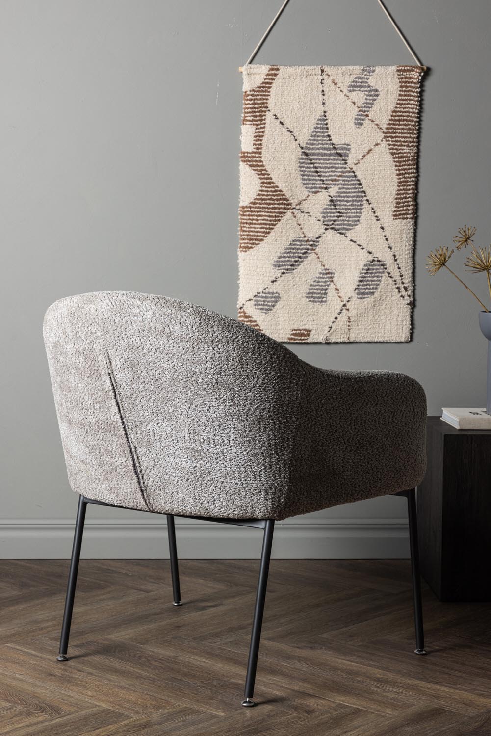 Catania Sofa Sessel in Hellgrau präsentiert im Onlineshop von KAQTU Design AG. Sessel mit Armlehnen ist von Venture Home
