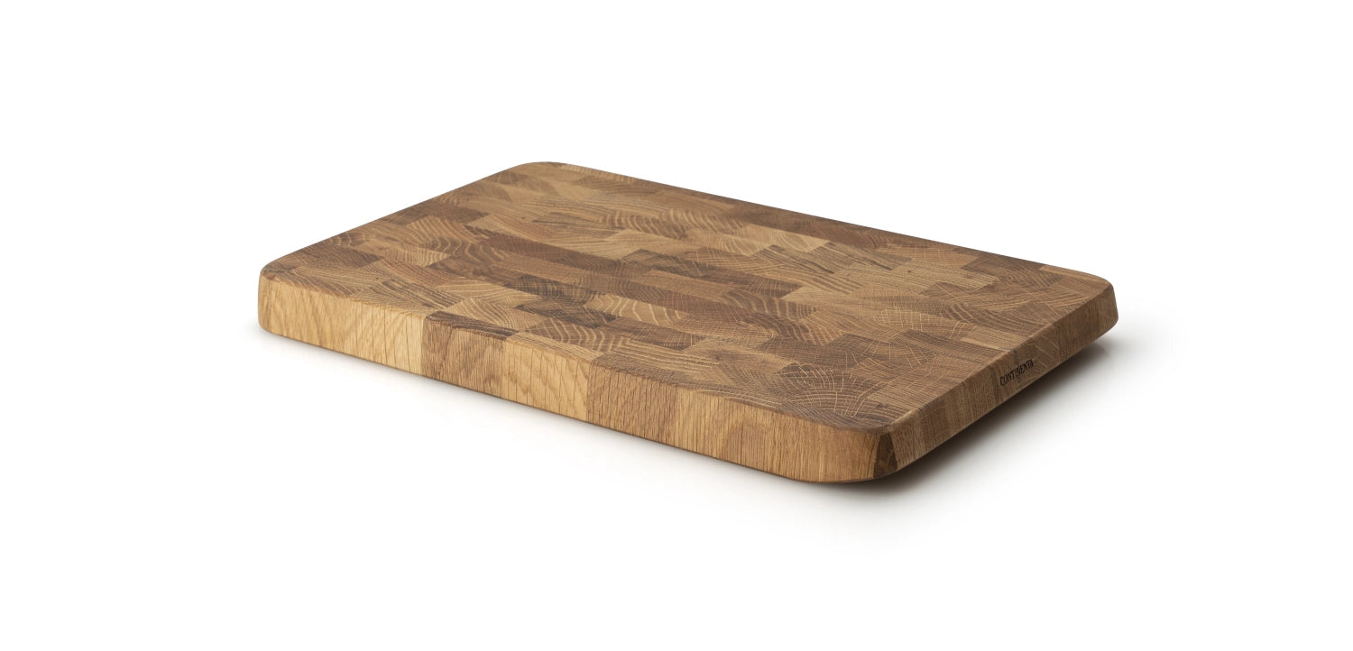 Planche à découper chêne bout de bois 38x25x3cm