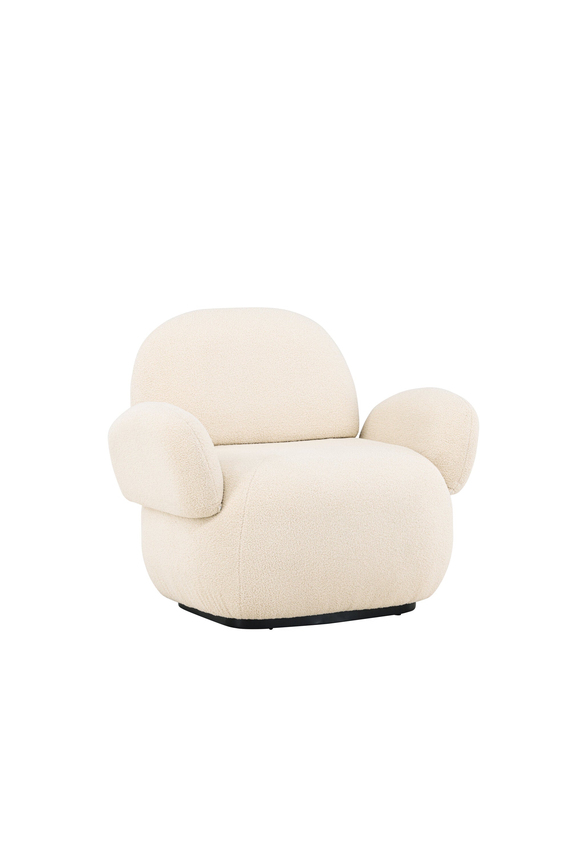 Sevilla Sessel in Beige/Schwarz präsentiert im Onlineshop von KAQTU Design AG. Sessel mit Armlehnen ist von Venture Home