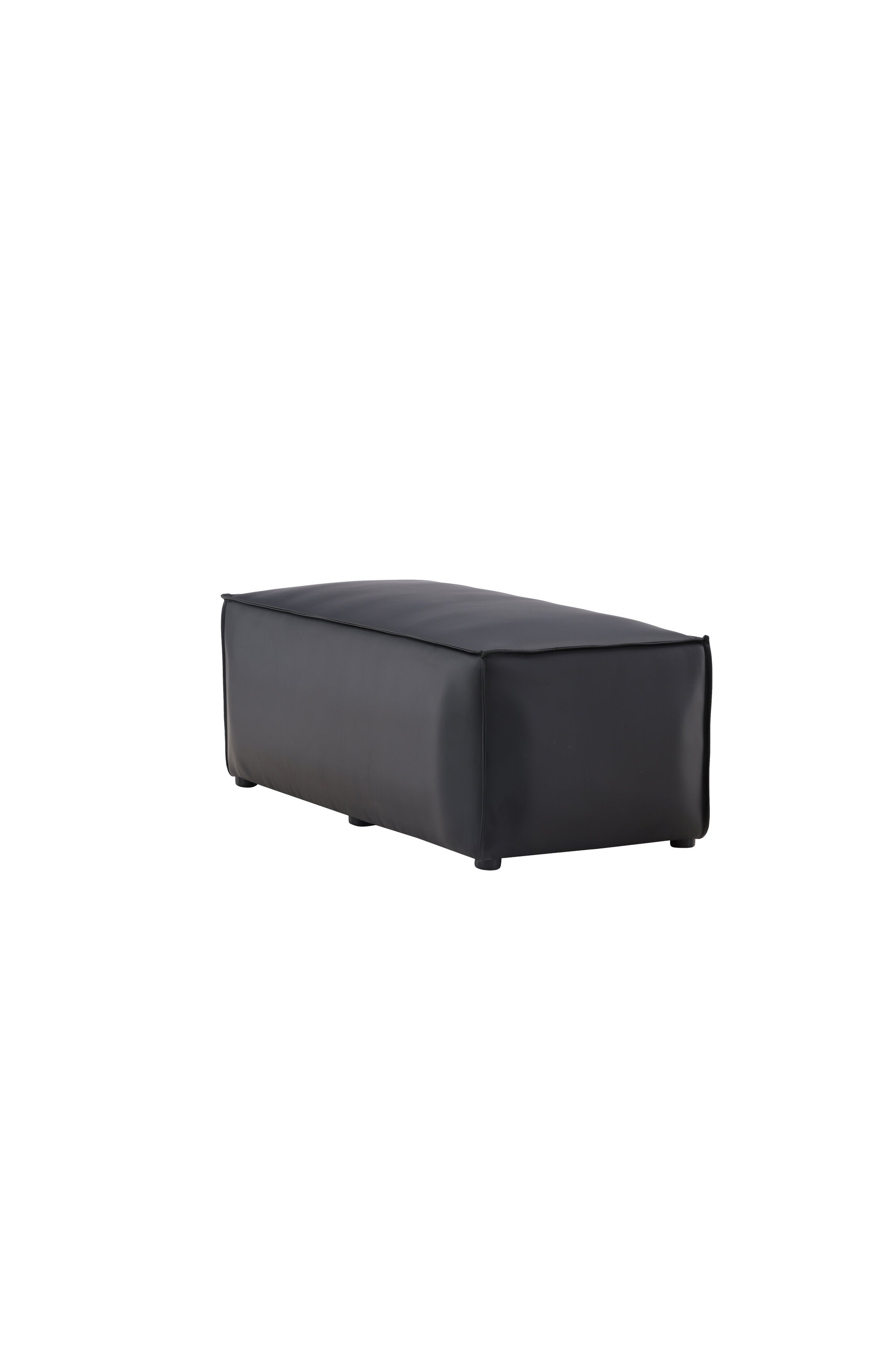 Palmero Hocker in Schwarz präsentiert im Onlineshop von KAQTU Design AG. Pouf ist von Venture Home