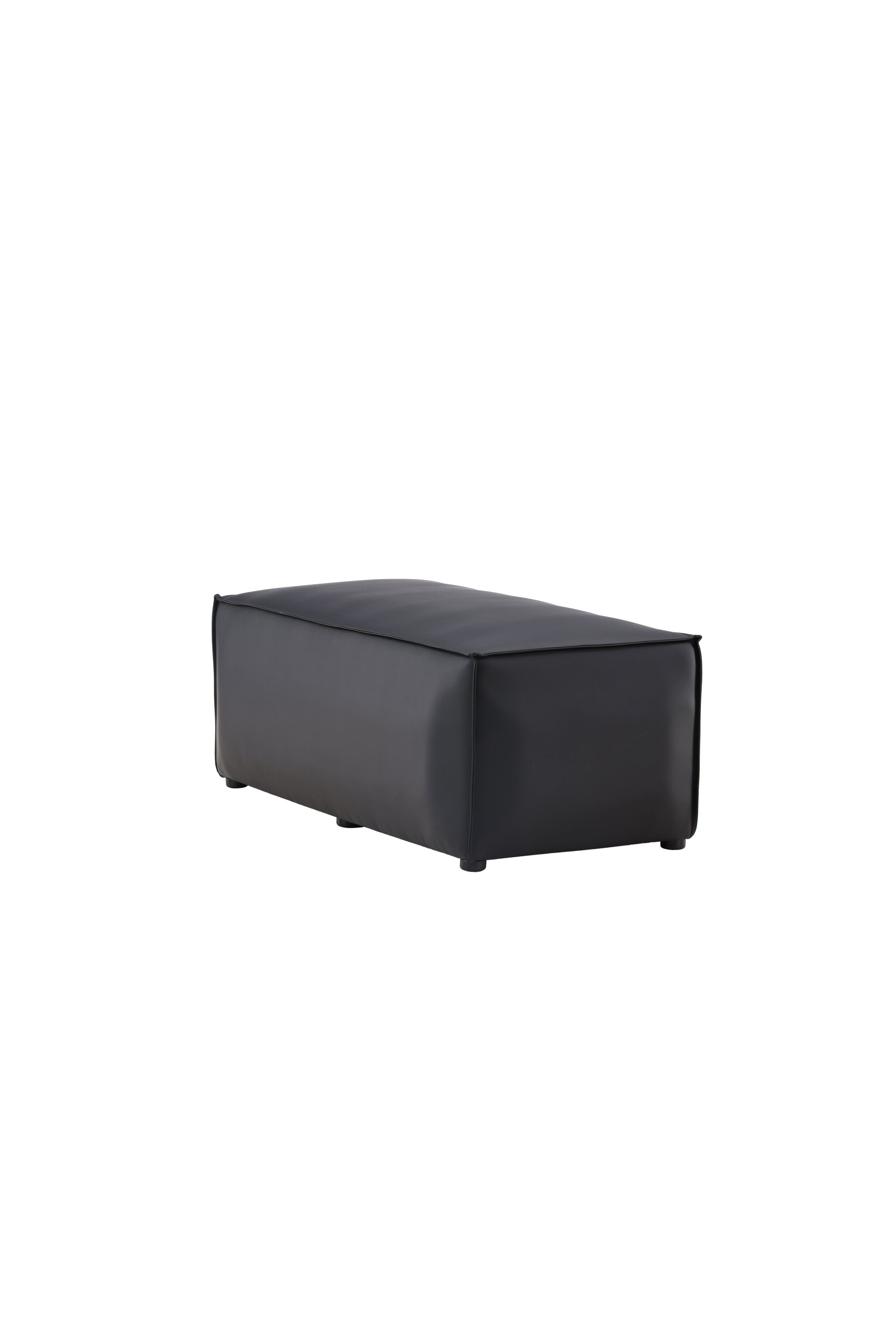 Palmero Hocker in Schwarz präsentiert im Onlineshop von KAQTU Design AG. Pouf ist von Venture Home