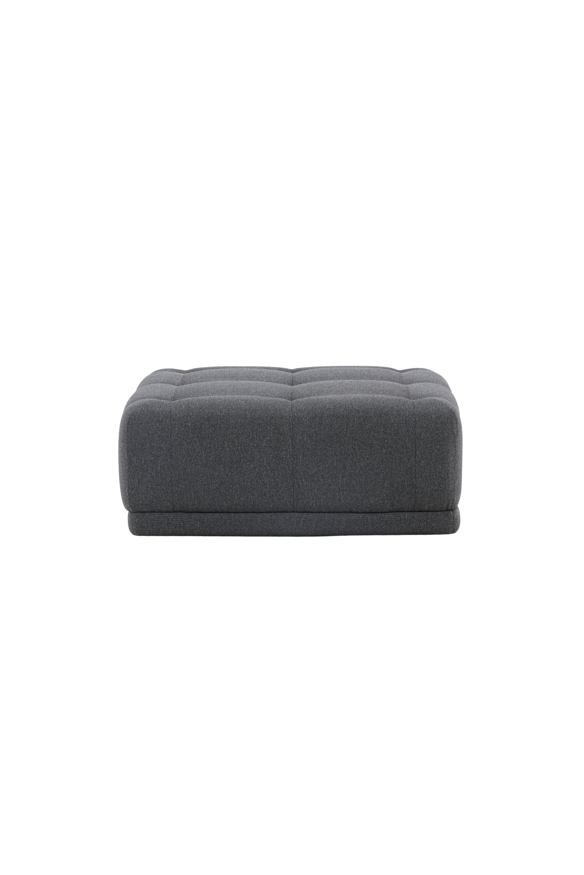 Turiner Hocker in Dunkelgrau präsentiert im Onlineshop von KAQTU Design AG. Pouf ist von Venture Home