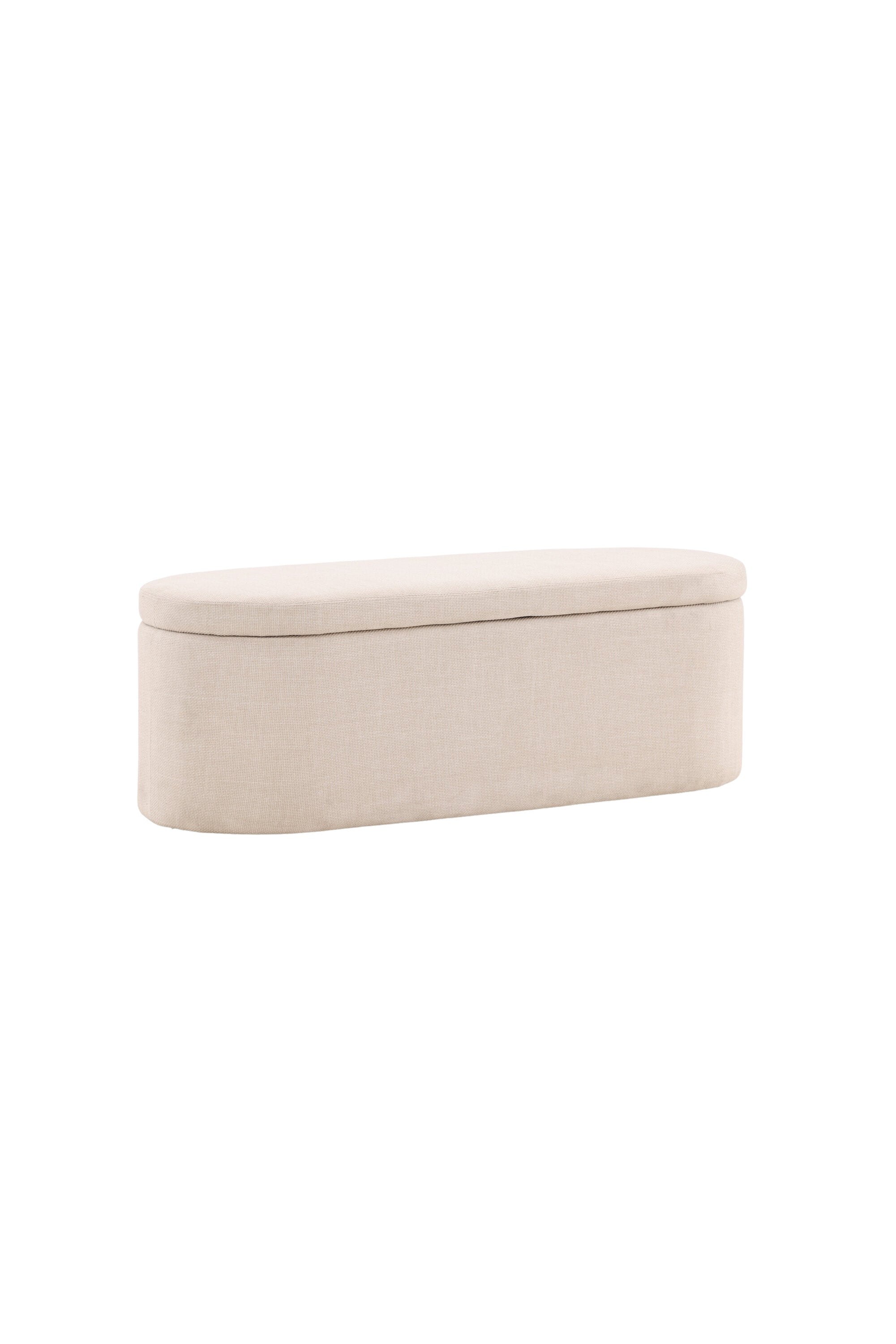 Potenza Ottoman in Cremefarben präsentiert im Onlineshop von KAQTU Design AG. Ottoman ist von Venture Home