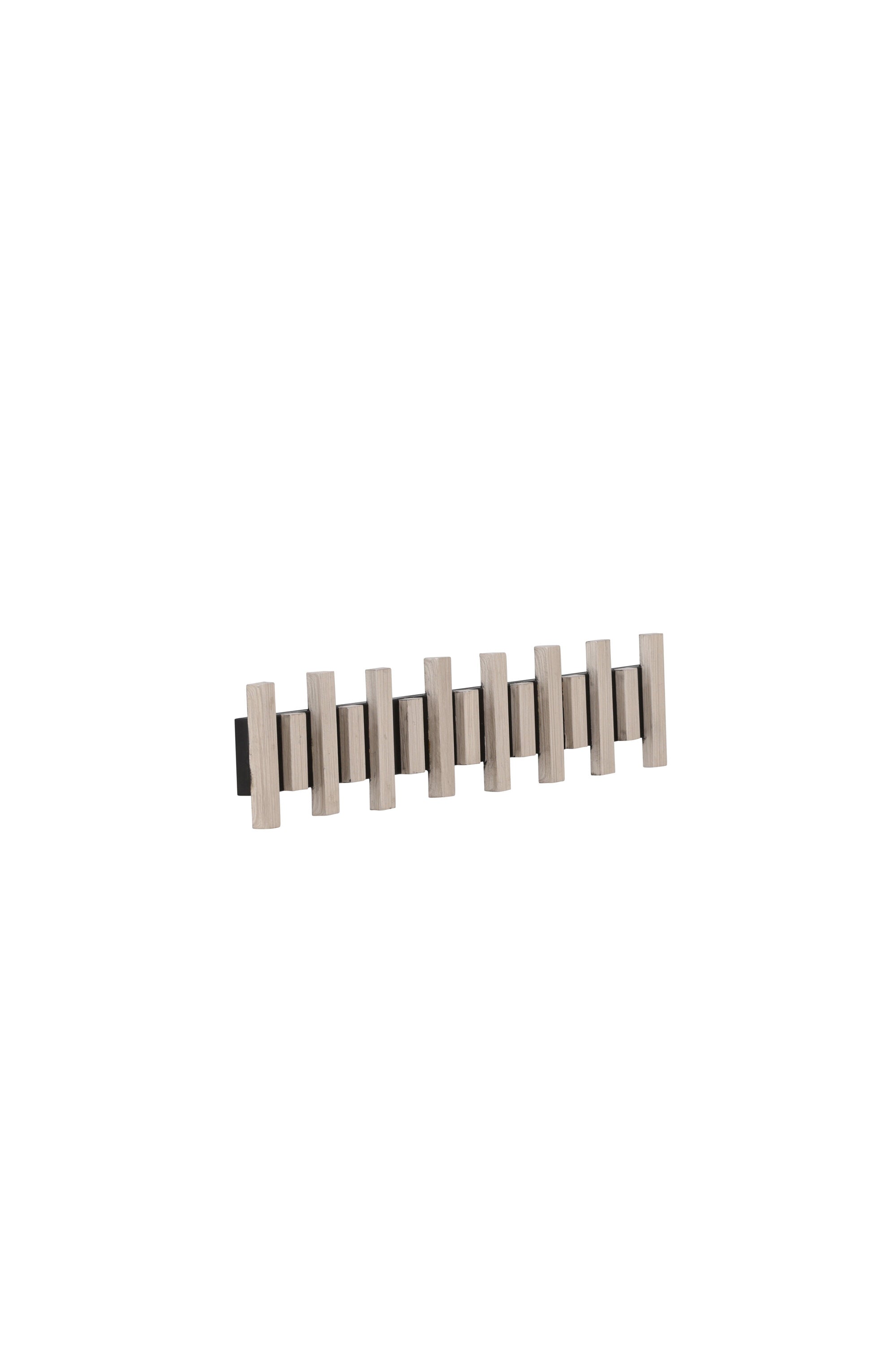 Nimes Hänger in Schwarz/ Weisswäsche präsentiert im Onlineshop von KAQTU Design AG. Kleiderbügler ist von Venture Home