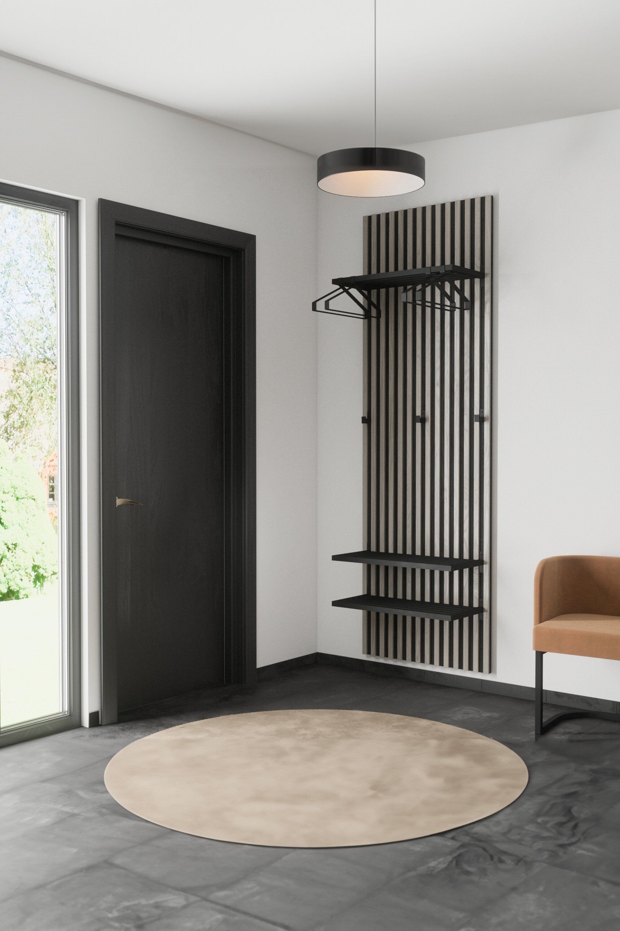 Nimes Hänger in Schwarz präsentiert im Onlineshop von KAQTU Design AG. Kleiderbügler ist von Venture Home