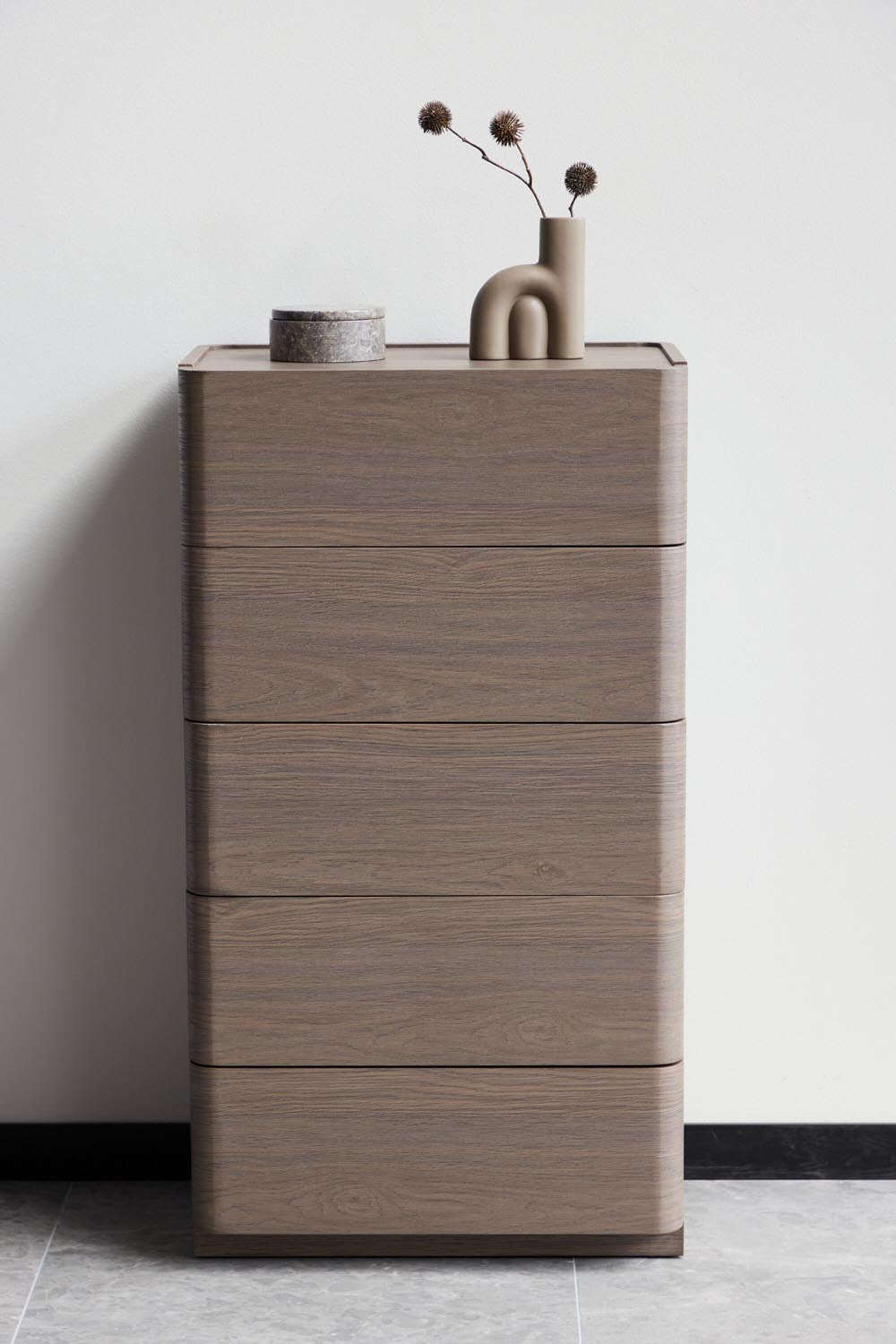 Noble Nachttisch in Mocca präsentiert im Onlineshop von KAQTU Design AG. Korpus ist von Venture Home