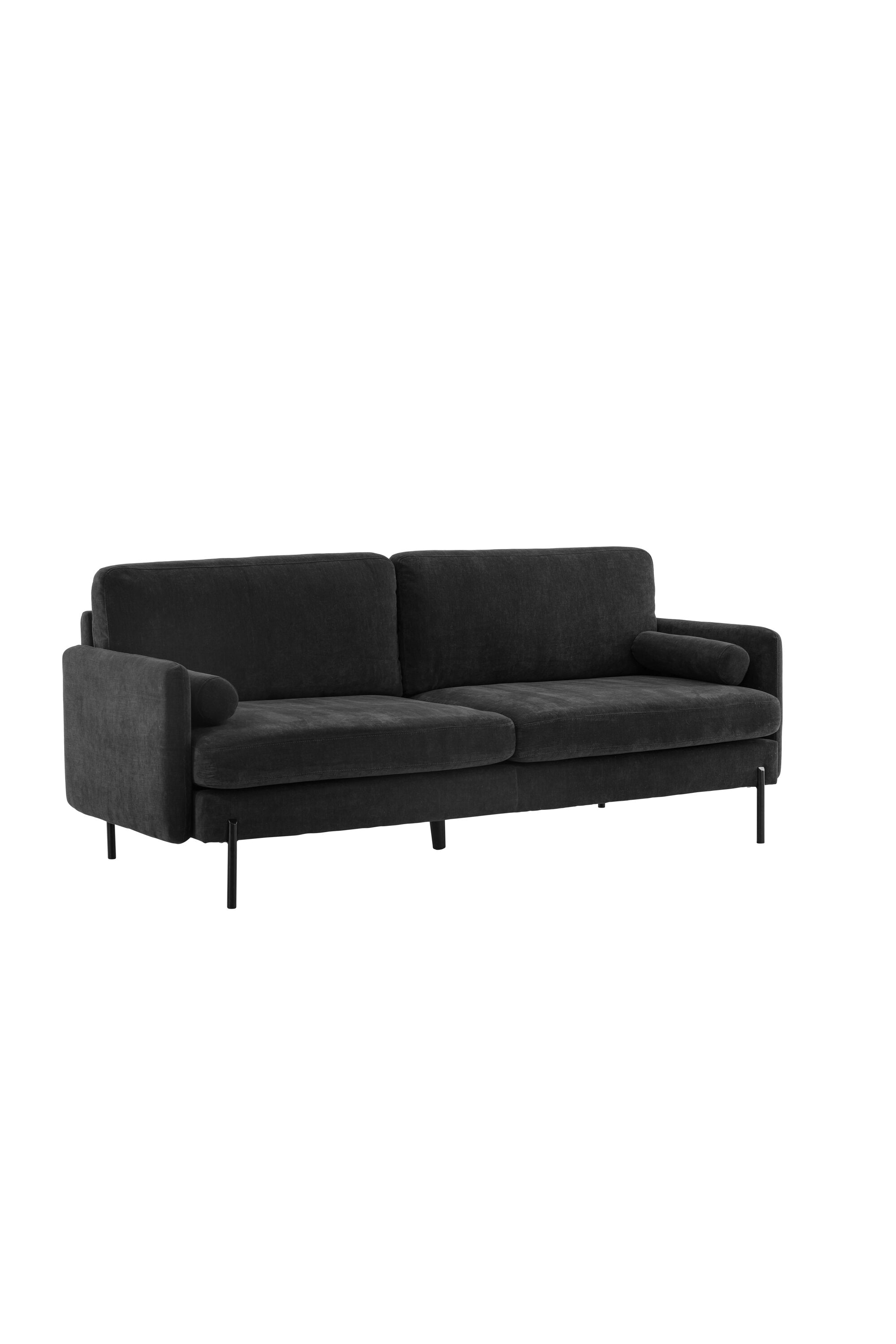 Antibes 3 Sitzer Sofa in Dunkelgrau präsentiert im Onlineshop von KAQTU Design AG. 2er Sofa ist von Venture Home