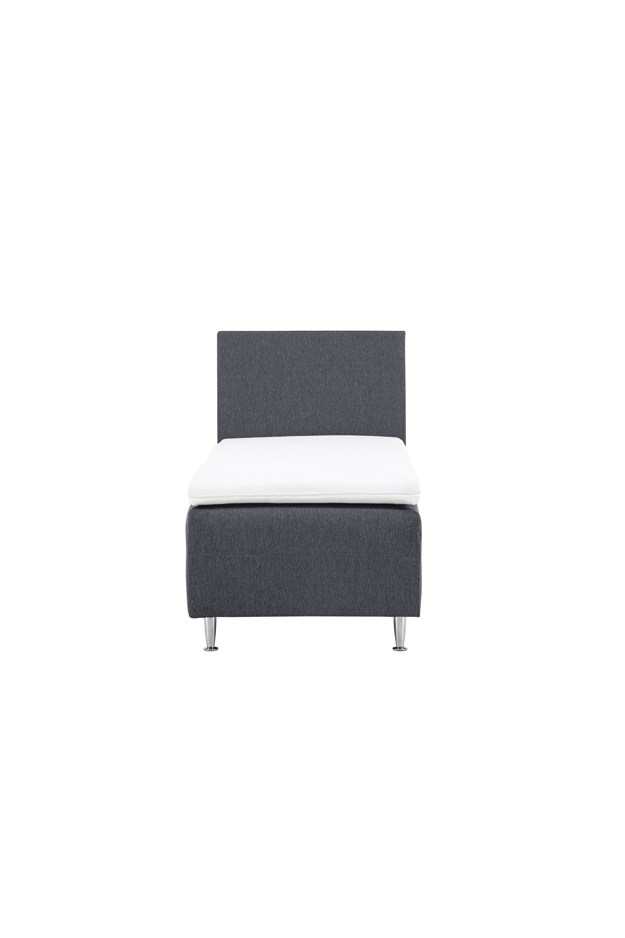 Bett Mesa in Dunkelgrau präsentiert im Onlineshop von KAQTU Design AG. Bett ist von Venture Home