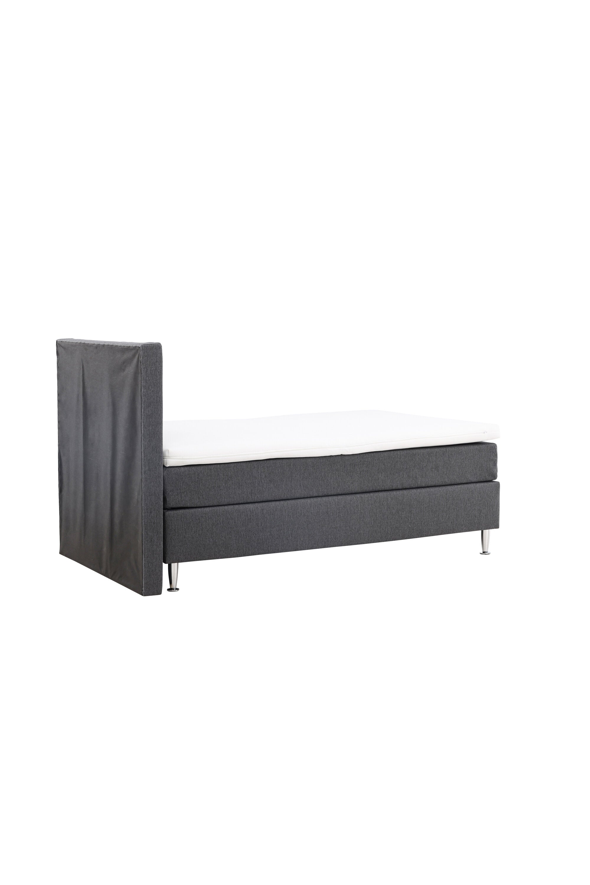 Bett Toledo in Dunkelgrau präsentiert im Onlineshop von KAQTU Design AG. Bett ist von Venture Home