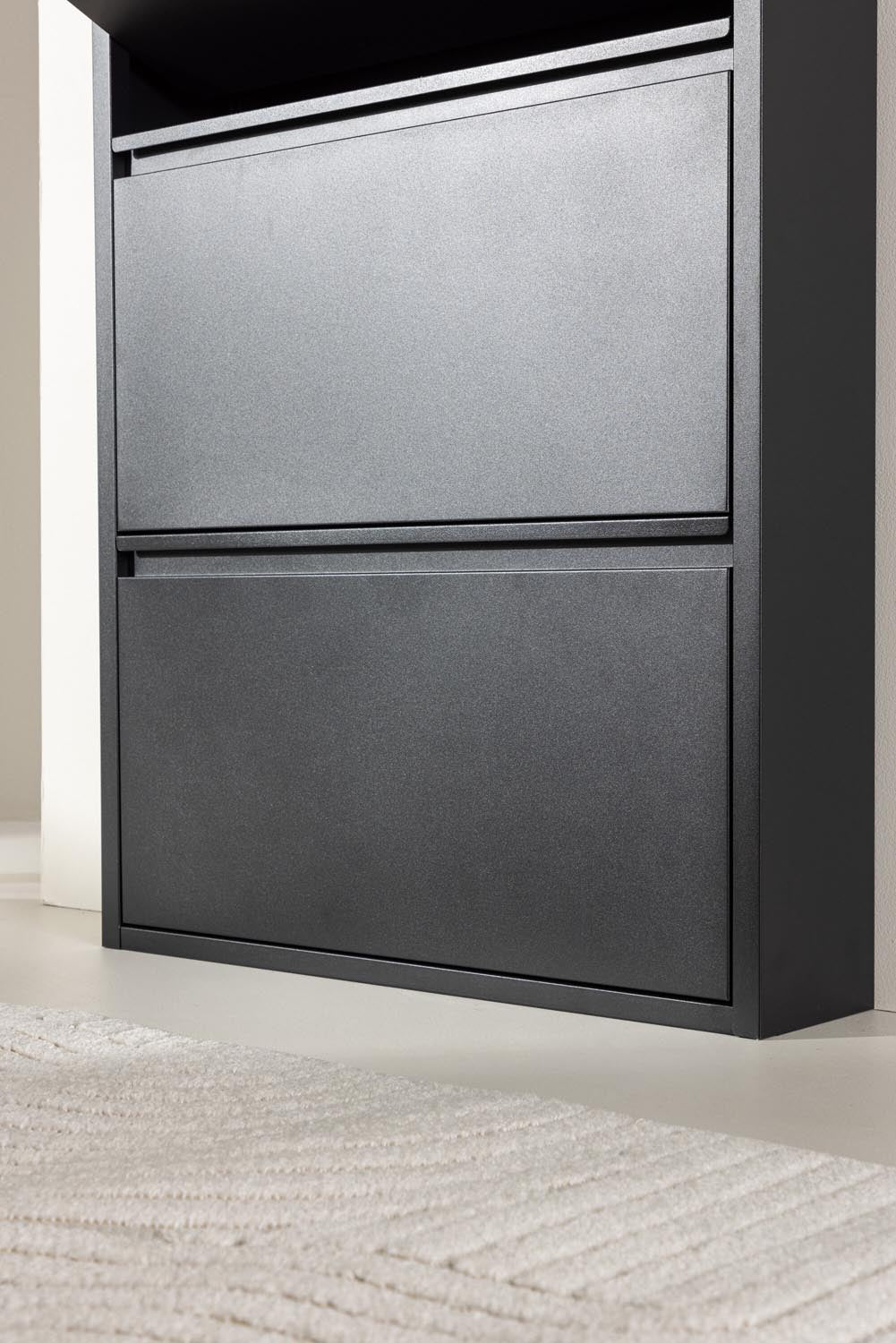 Bonito Schuhschrank in Schwarz präsentiert im Onlineshop von KAQTU Design AG. Schuhregal ist von Venture Home