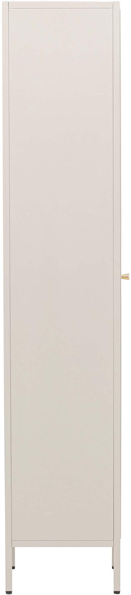 Entdecken Sie den Cali Kabinett von Venture Home: Ein stilvolles Möbelstück aus robustem Stahl mit elegantem Design und praktischem Stauraum.