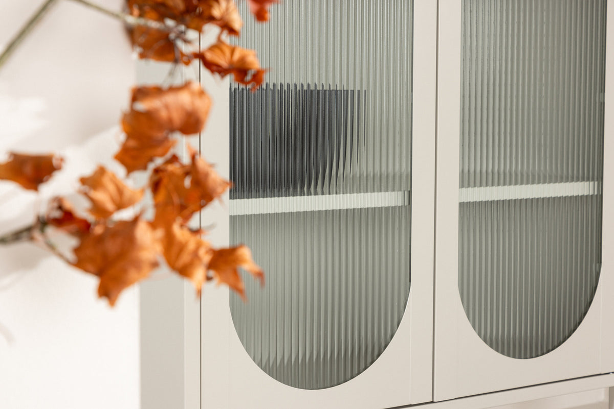 Lima Kabinett in Beige präsentiert im Onlineshop von KAQTU Design AG. Cabinet ist von Venture Home