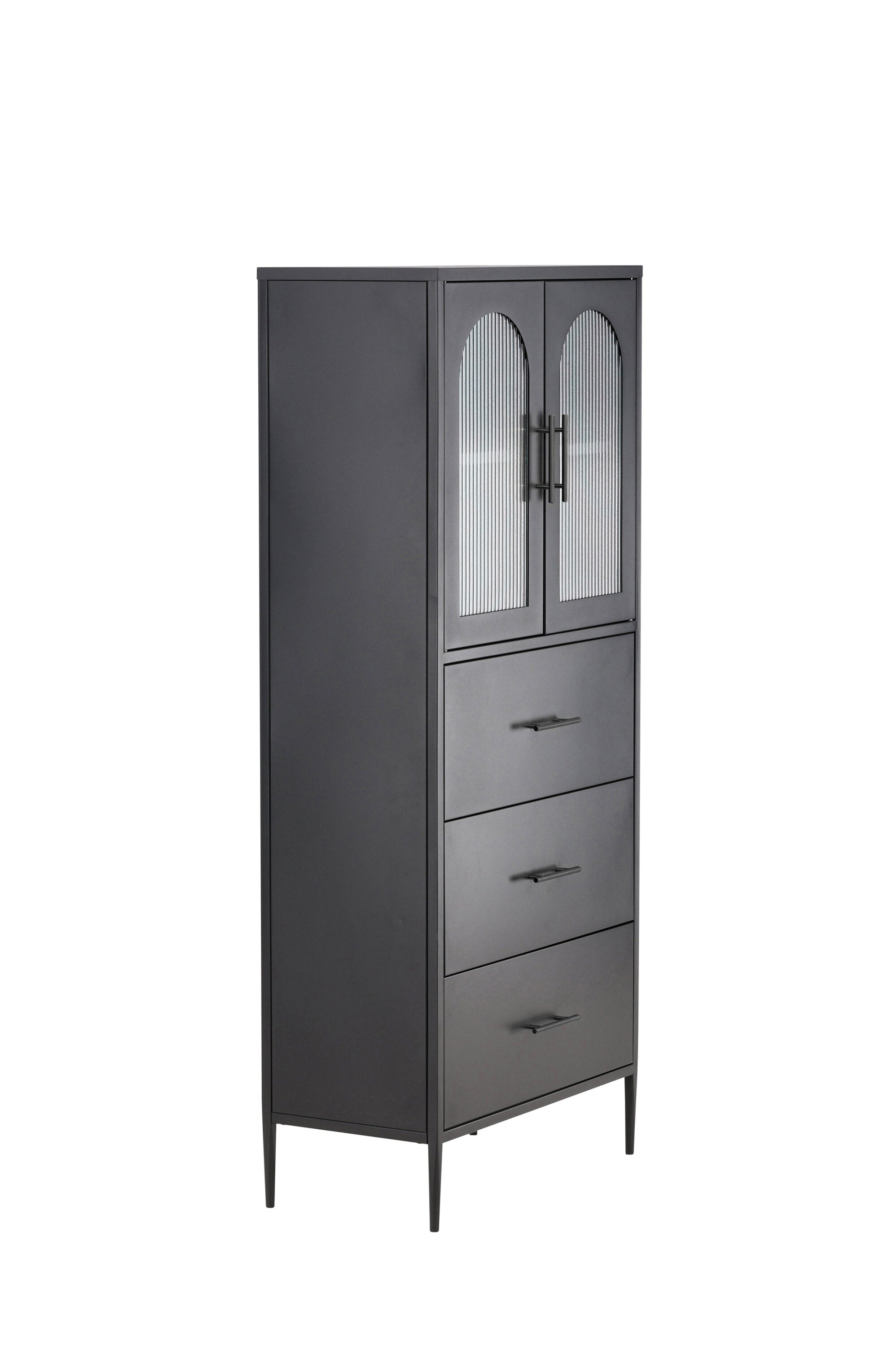Kabinett La Paz in Schwarz präsentiert im Onlineshop von KAQTU Design AG. Cabinet ist von Venture Home