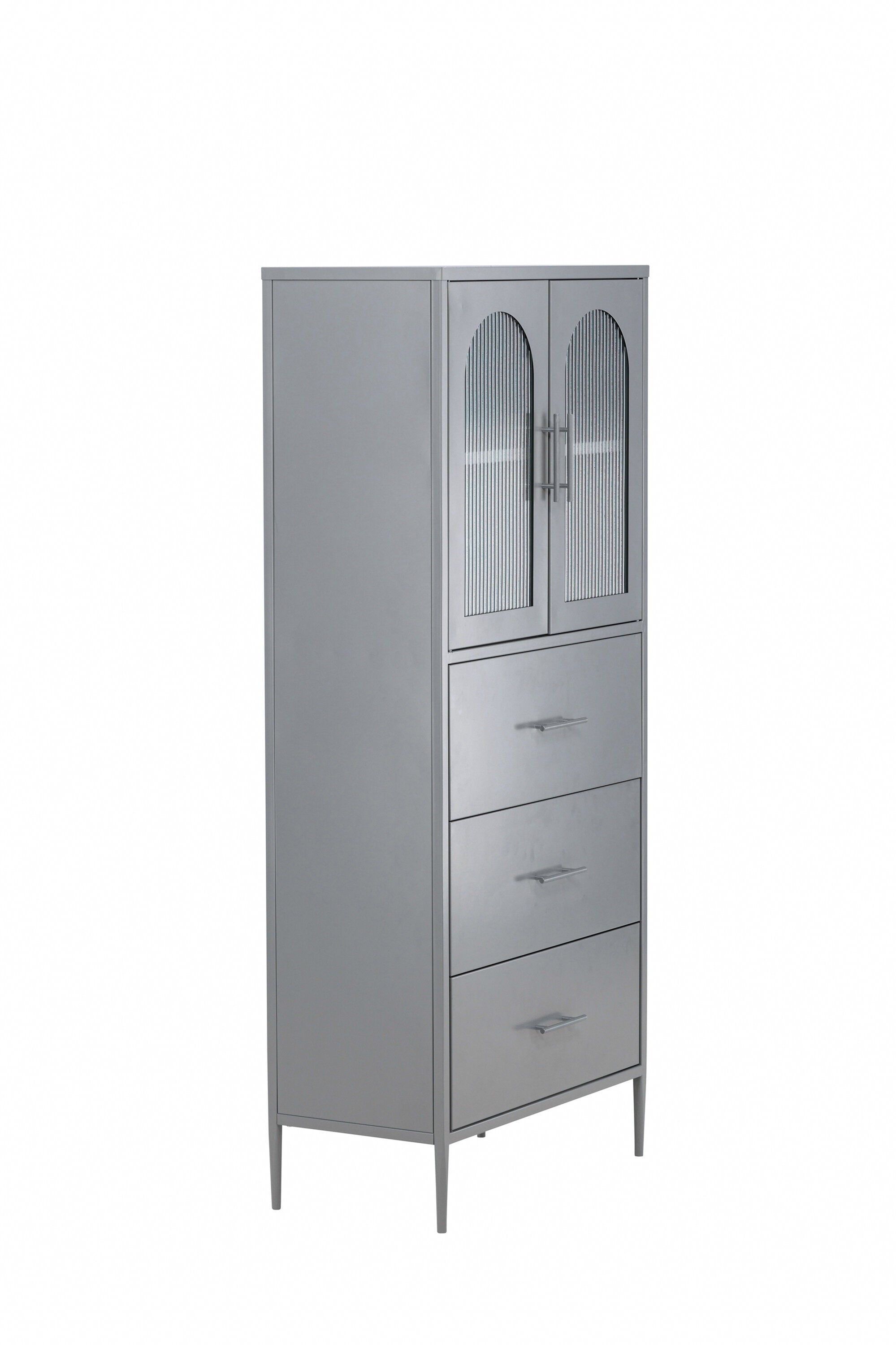 Kabinett La Paz in Hellgrau präsentiert im Onlineshop von KAQTU Design AG. Cabinet ist von Venture Home