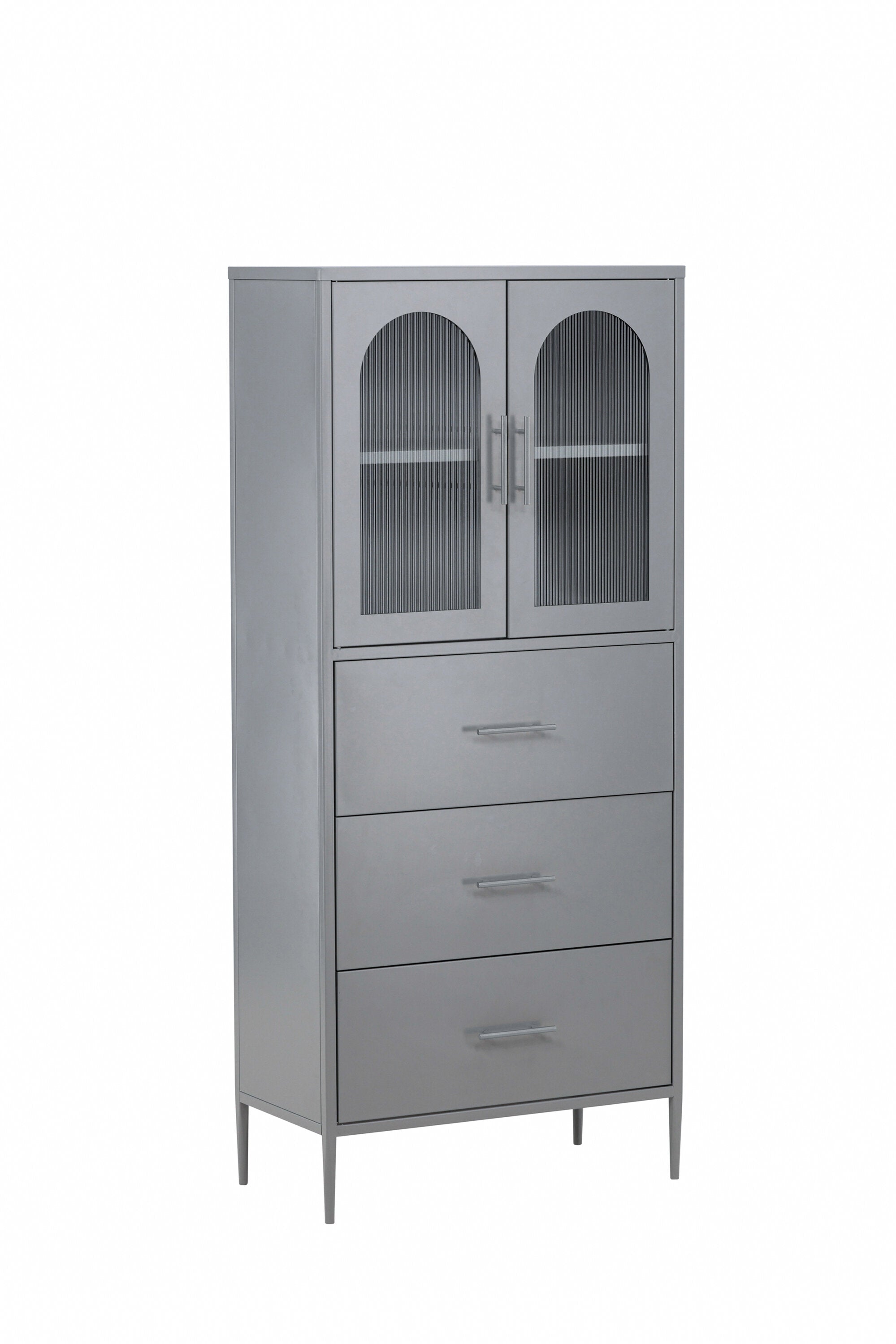 Kabinett La Paz in Hellgrau präsentiert im Onlineshop von KAQTU Design AG. Cabinet ist von Venture Home