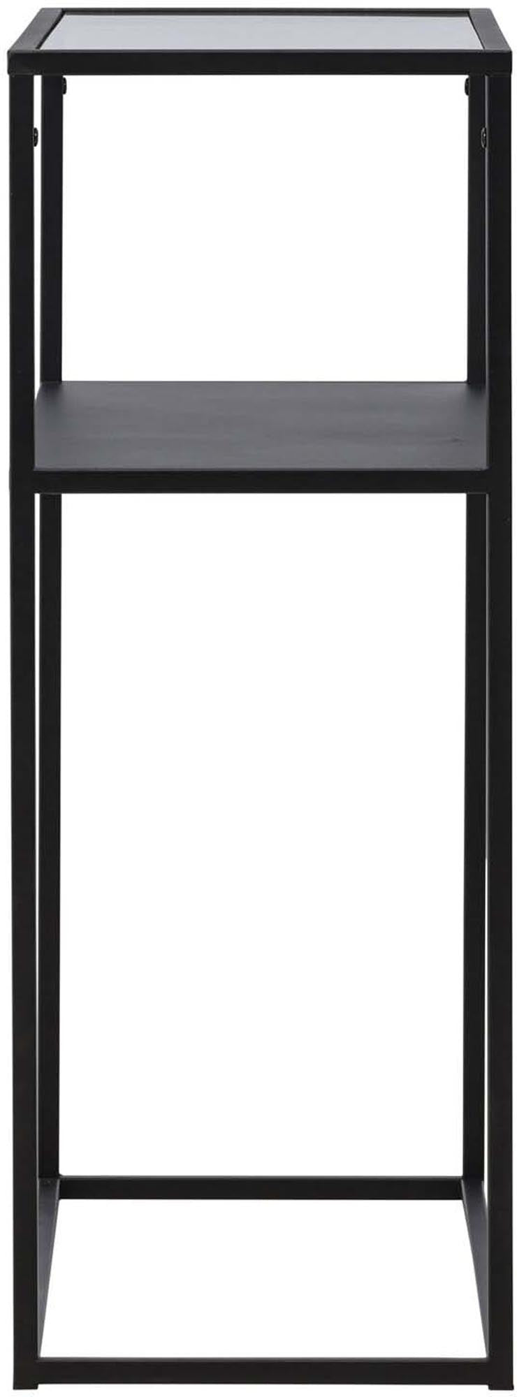 Stilvoller Bogotá Tisch von Venture Home mit Glasplatte und Metall.