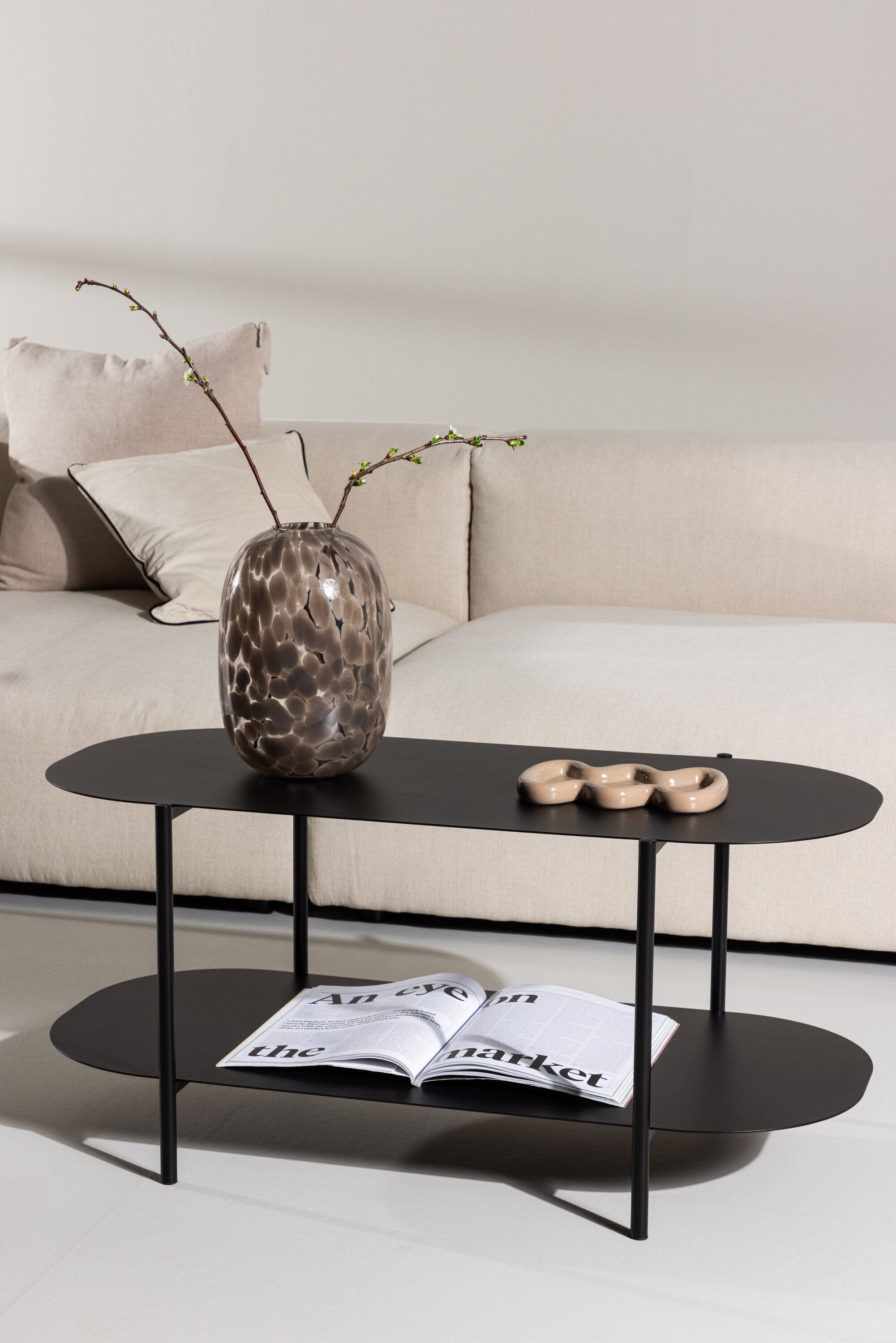 Recife Sofatisch in Schwarz präsentiert im Onlineshop von KAQTU Design AG. Beistelltisch ist von Venture Home