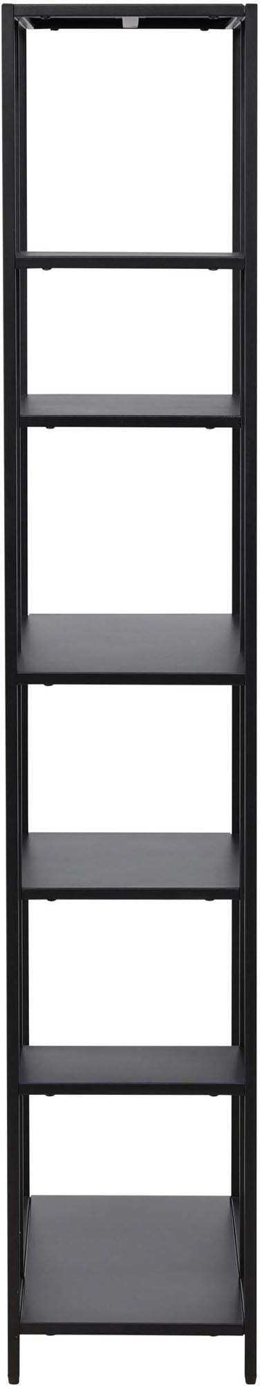 Stilvolles El Alto Regal von Venture Home: skandinavisches Design, robuste Stahlkonstruktion und kreative Präsentationsmöglichkeiten für Ihr Zuhause.