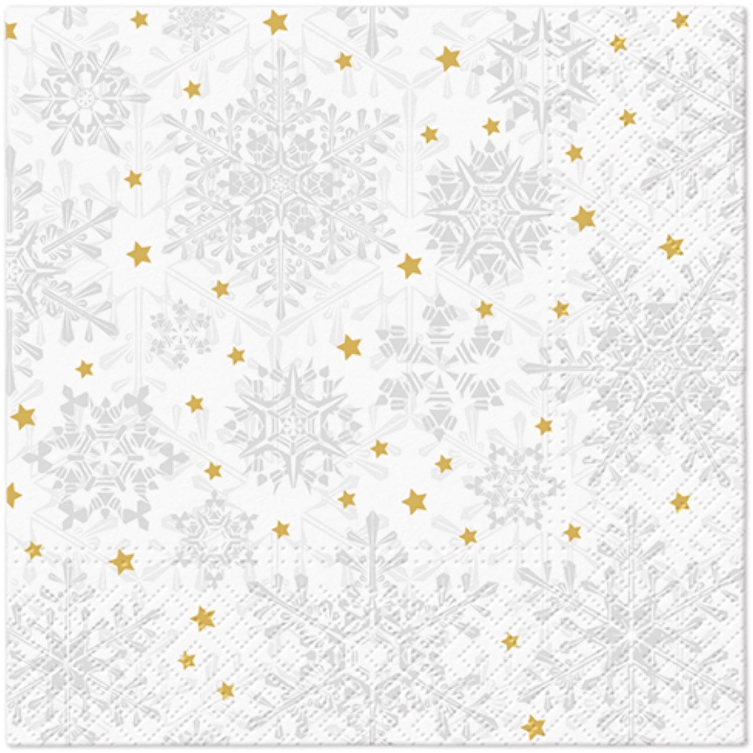 Servietten Lunch 20x Glowing Stars silver, 33x33cm in Mehrfarbig präsentiert im Onlineshop von KAQTU Design AG. Servietten ist von PAW