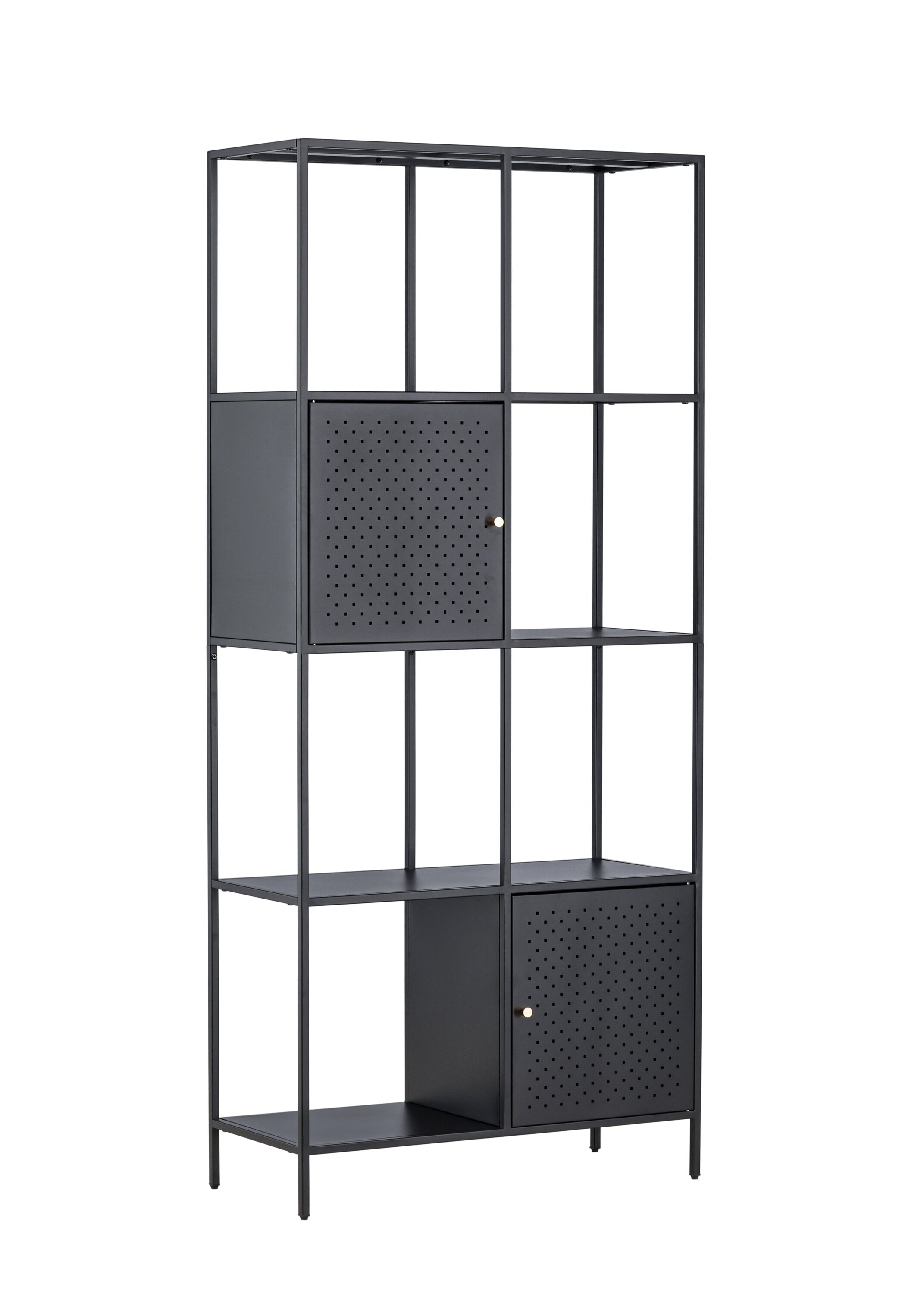 Porto Regal in Schwarz präsentiert im Onlineshop von KAQTU Design AG. Standregal ist von Venture Home