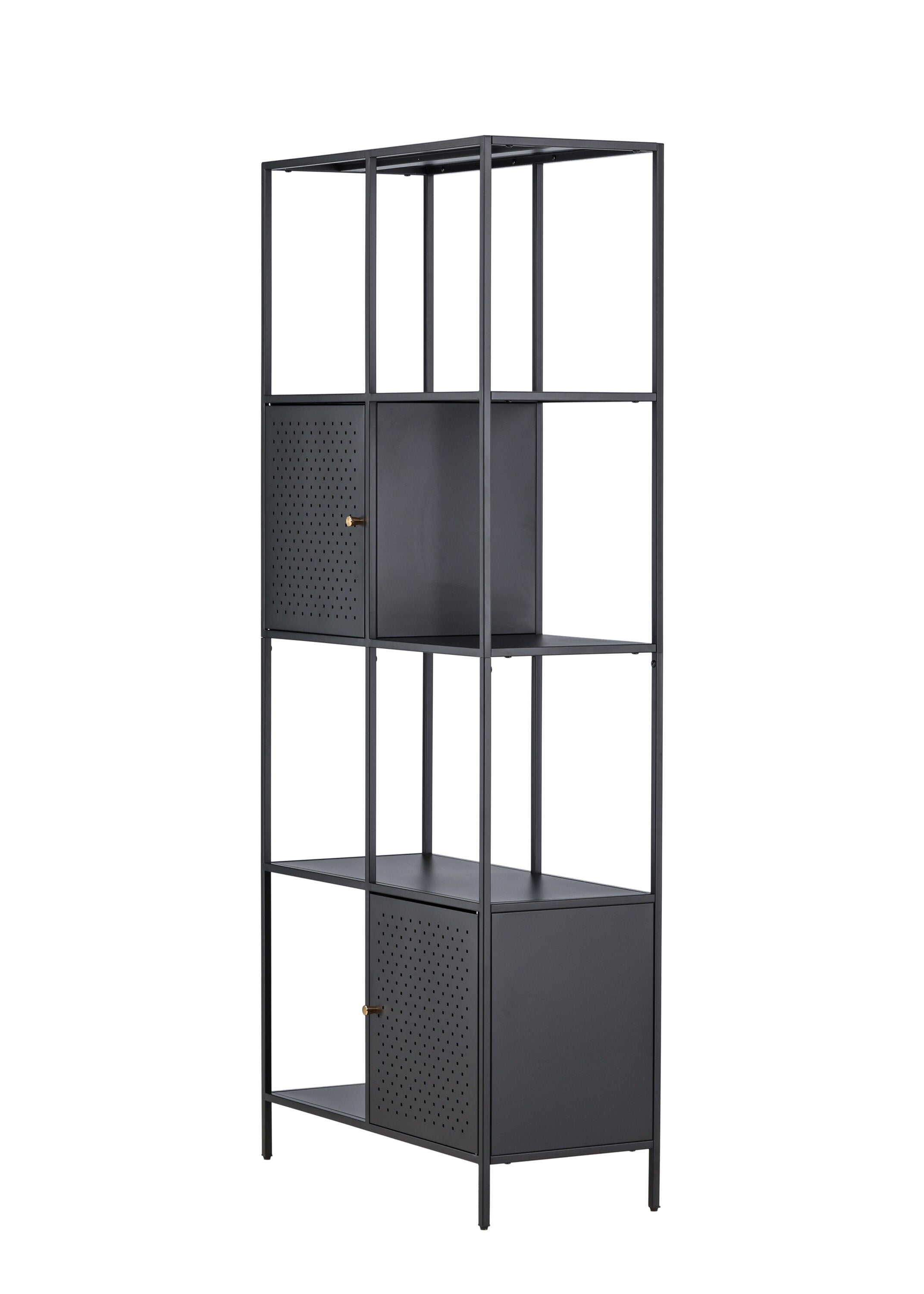 Porto Regal in Schwarz präsentiert im Onlineshop von KAQTU Design AG. Standregal ist von Venture Home