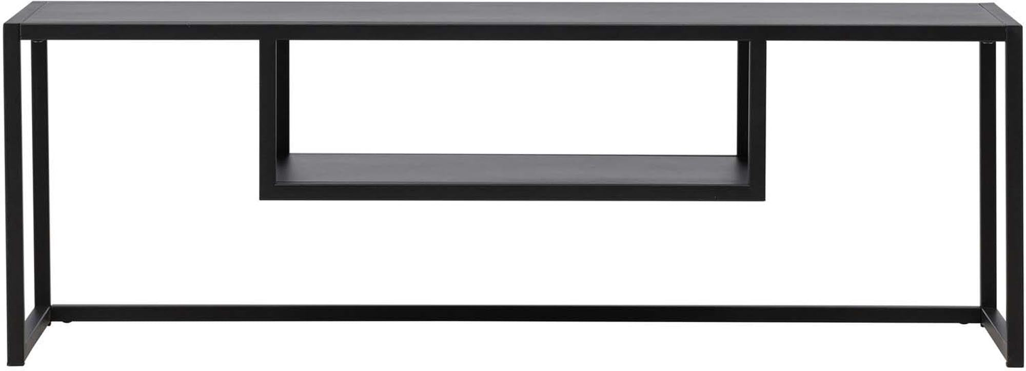 Eleganter Riverside TV-Ständer von Venture Home: Hochwertiges Sideboard aus beigem Stahl, das Funktionalität und modernes Design vereint.