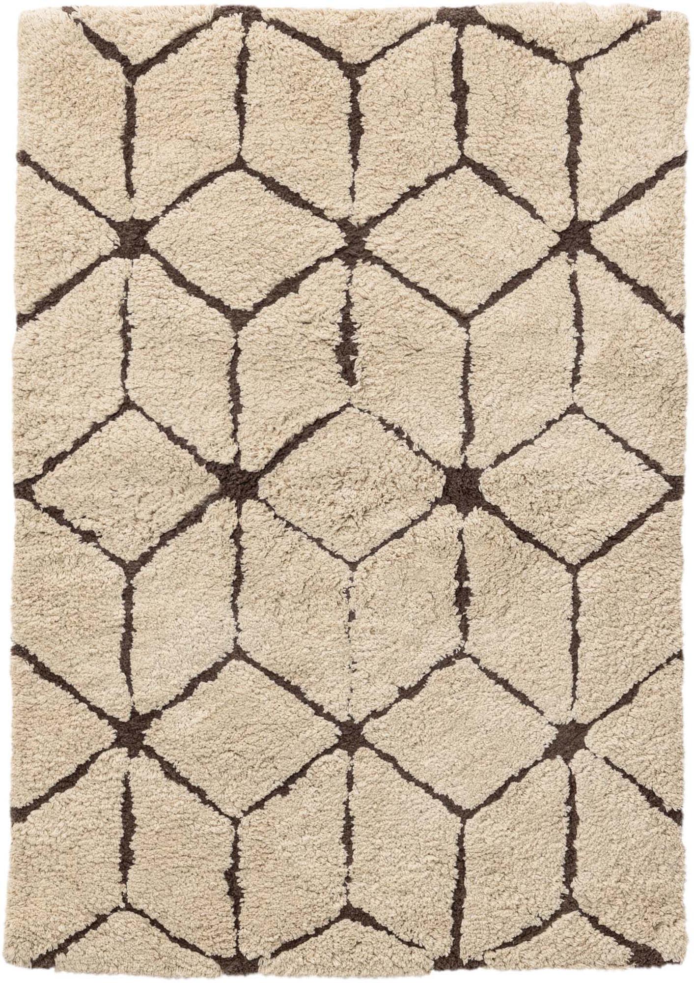 Petrus Teppich in Braun präsentiert im Onlineshop von KAQTU Design AG. Teppich ist von Venture Home