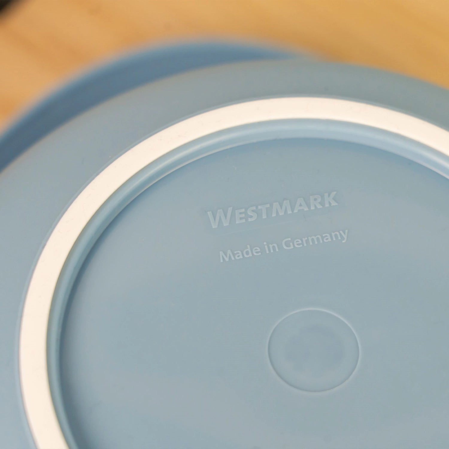 Praktische Rührschüssel ohne Deckel in Blau von Westmark, 2,5 l, perfekt zum Mischen und Zubereiten von Zutaten in der Küche.