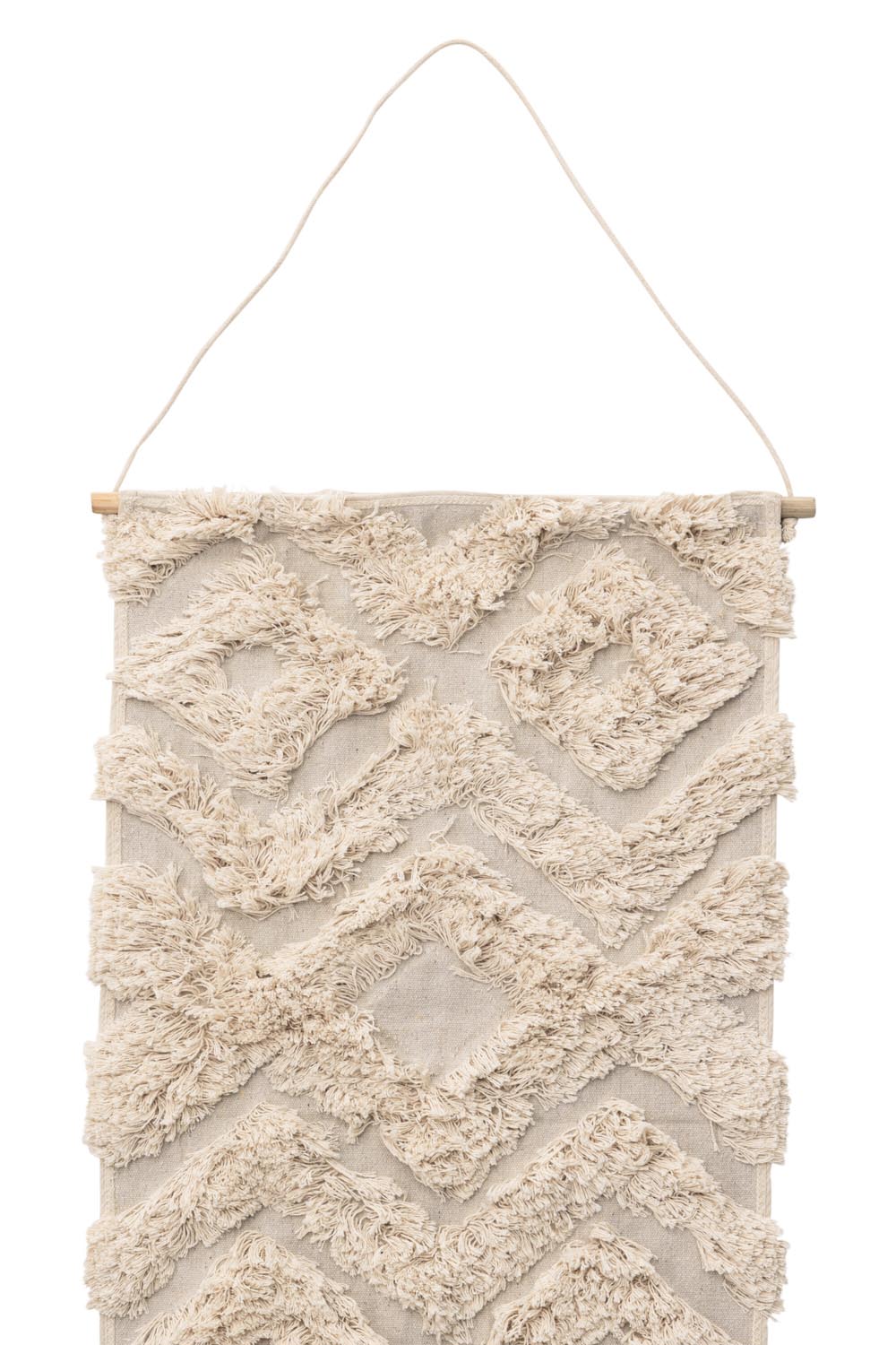 Hilda Textile in Cremefarben präsentiert im Onlineshop von KAQTU Design AG. Wandteppich ist von Venture Home