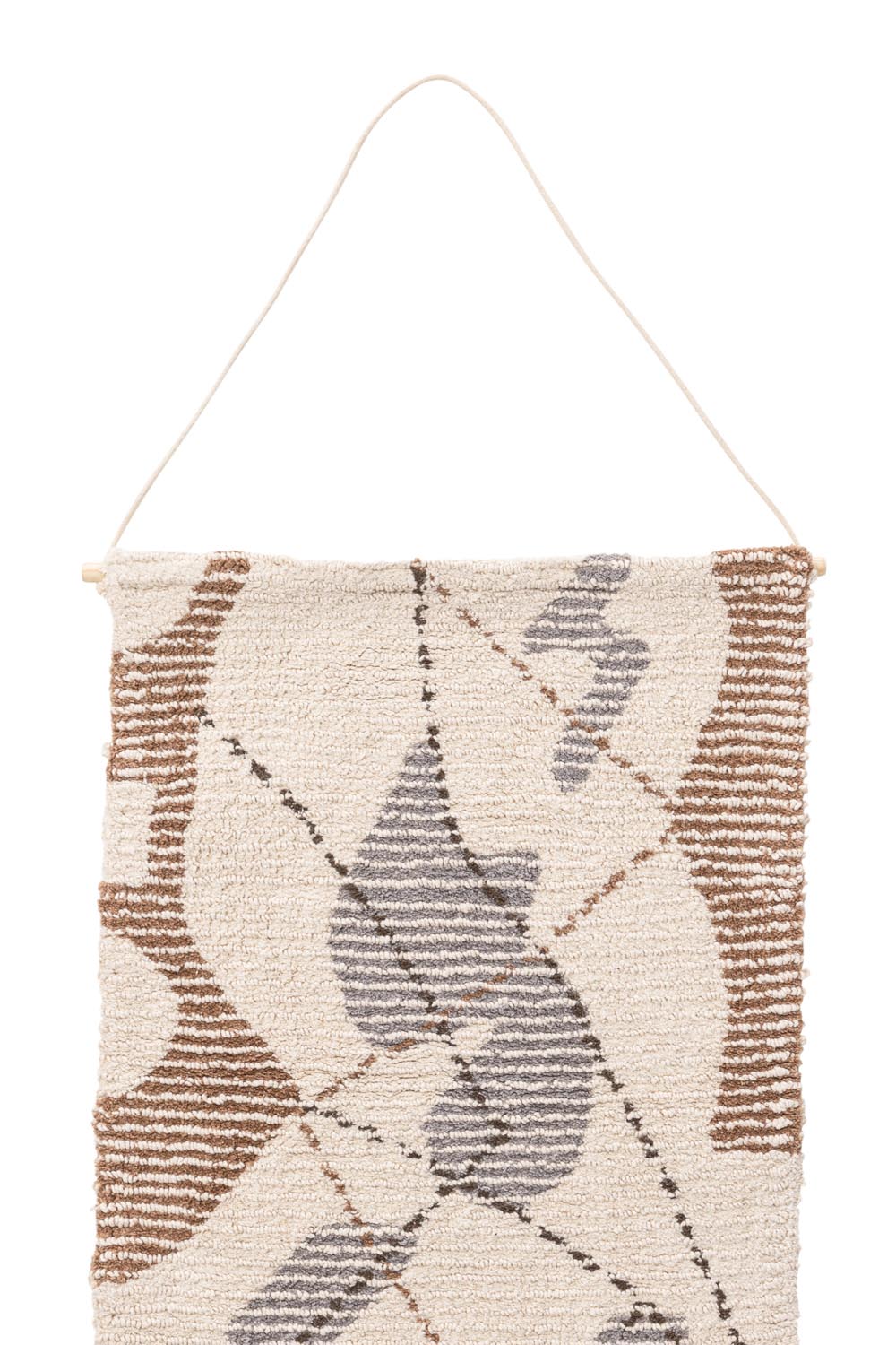 Liam Textil in Elfenbein präsentiert im Onlineshop von KAQTU Design AG. Wandteppich ist von Venture Home
