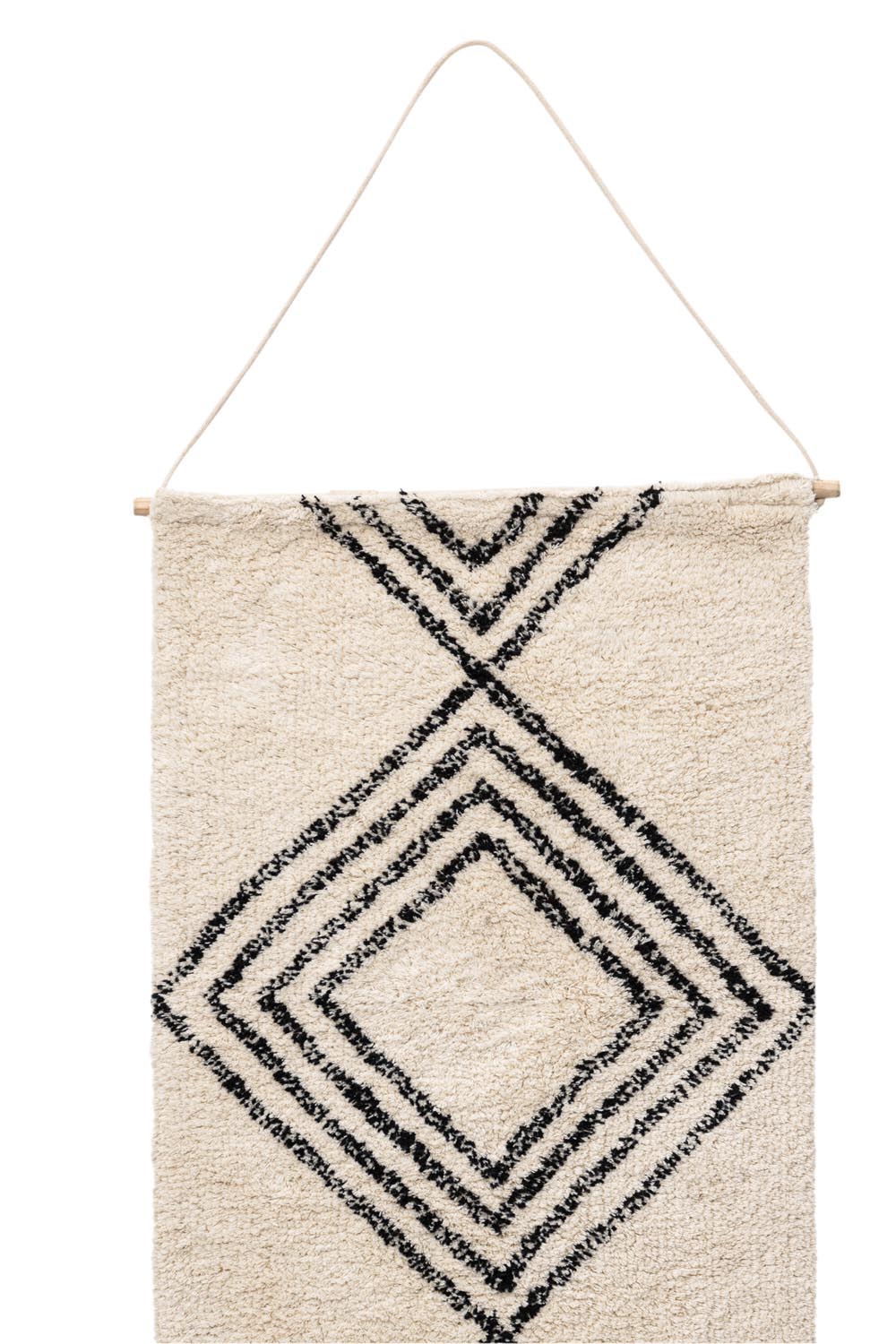 Lovis Wanddeko in Cremefarben präsentiert im Onlineshop von KAQTU Design AG. Wandteppich ist von Venture Home