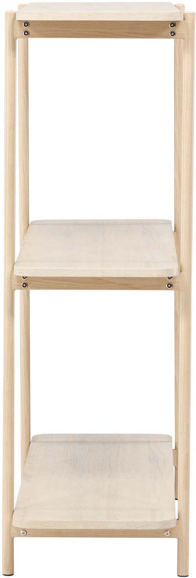 Heim Regal von Vind: Modernes Standregal aus langlebigem MDF und stilvollem Stahlrahmen. Ideal für Bücher, Pflanzen und Dekoration!