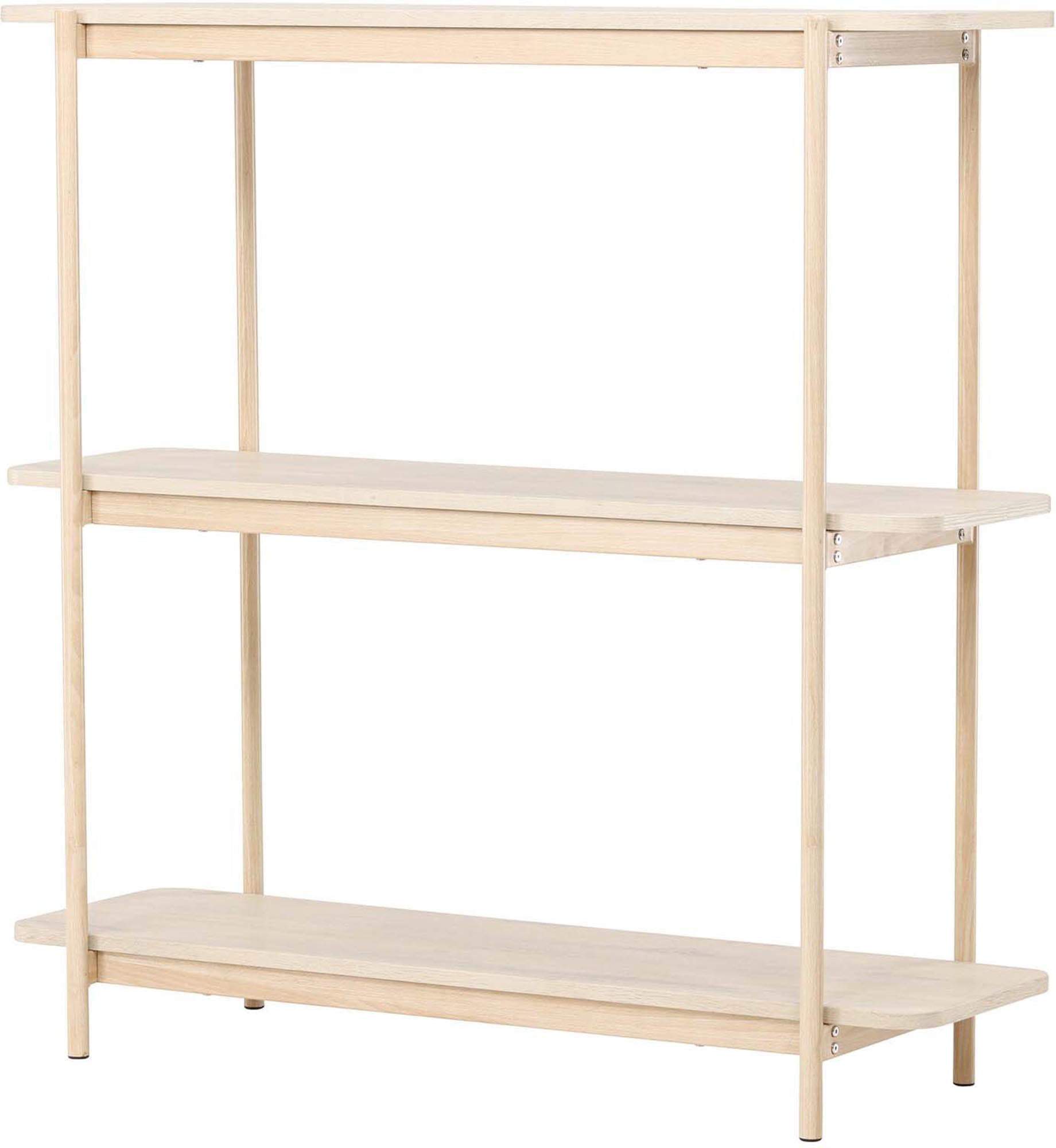 Heim Regal von Vind: Minimalistisches Standregal aus langlebigem MDF und Stahlrahmen, ideal für stilvolle Wohnraumgestaltung.