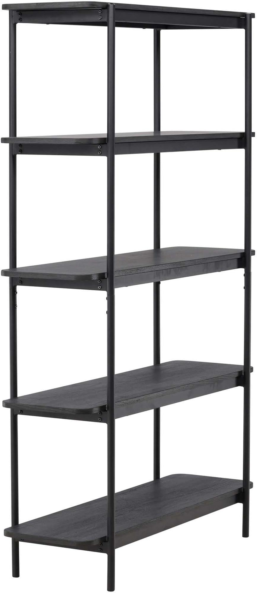 Heim Regal von Vind: Stilvolles Standregal aus langlebigem MDF und elegantem Stahlrahmen, ideal für jedes moderne Zuhause.