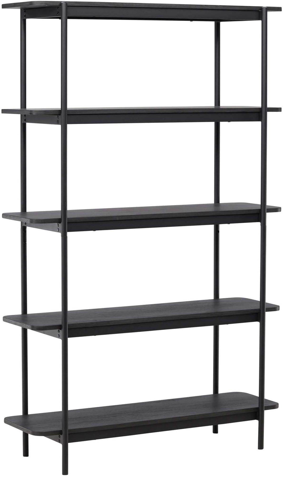 Heim Regal von Vind: Elegantes Standregal aus robustem MDF und stilvollem Stahlrahmen, perfekt für eine moderne und organisierte Wohnatmosphäre.