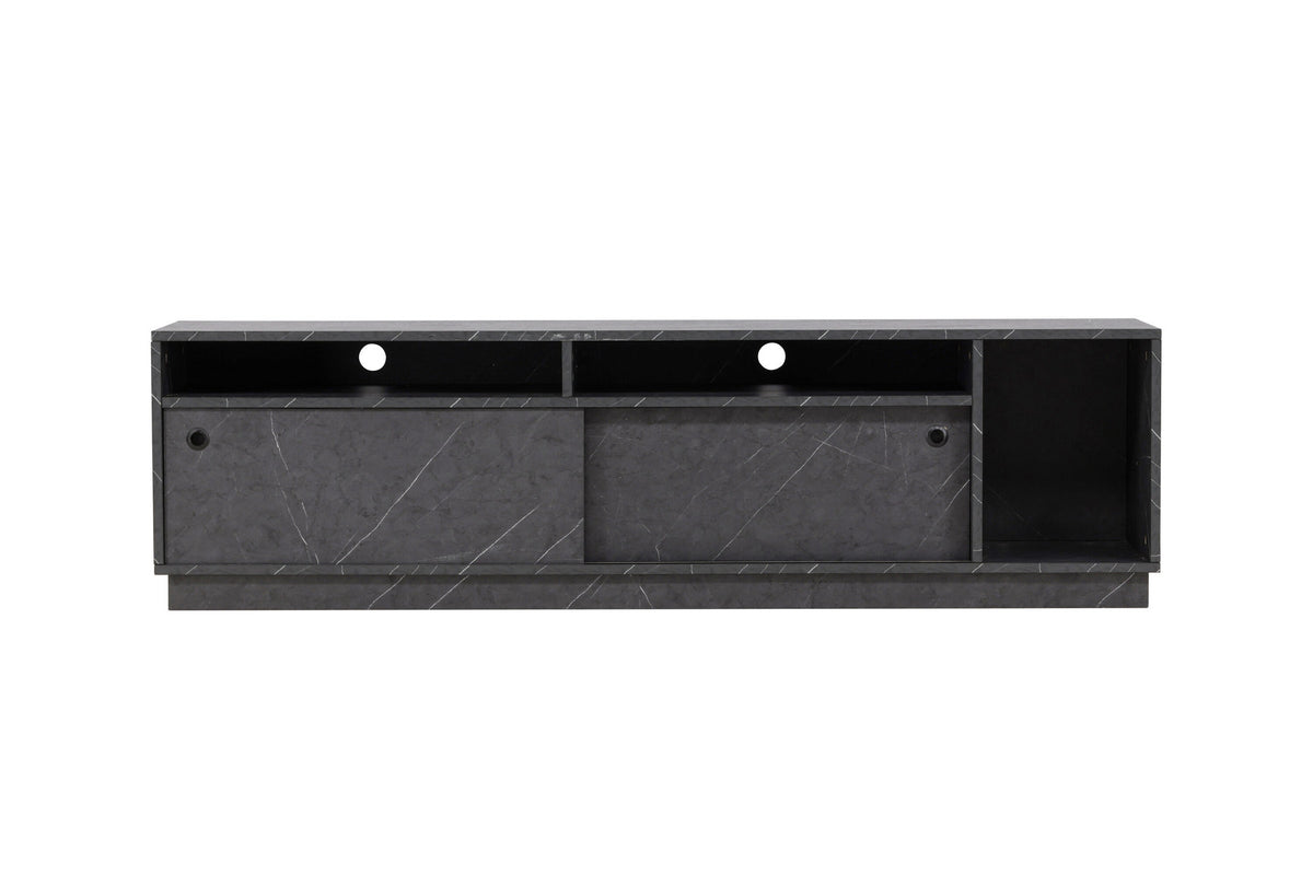 Girnona TV Sideboard in Schwarz präsentiert im Onlineshop von KAQTU Design AG. TV-Möbel ist von Venture Home