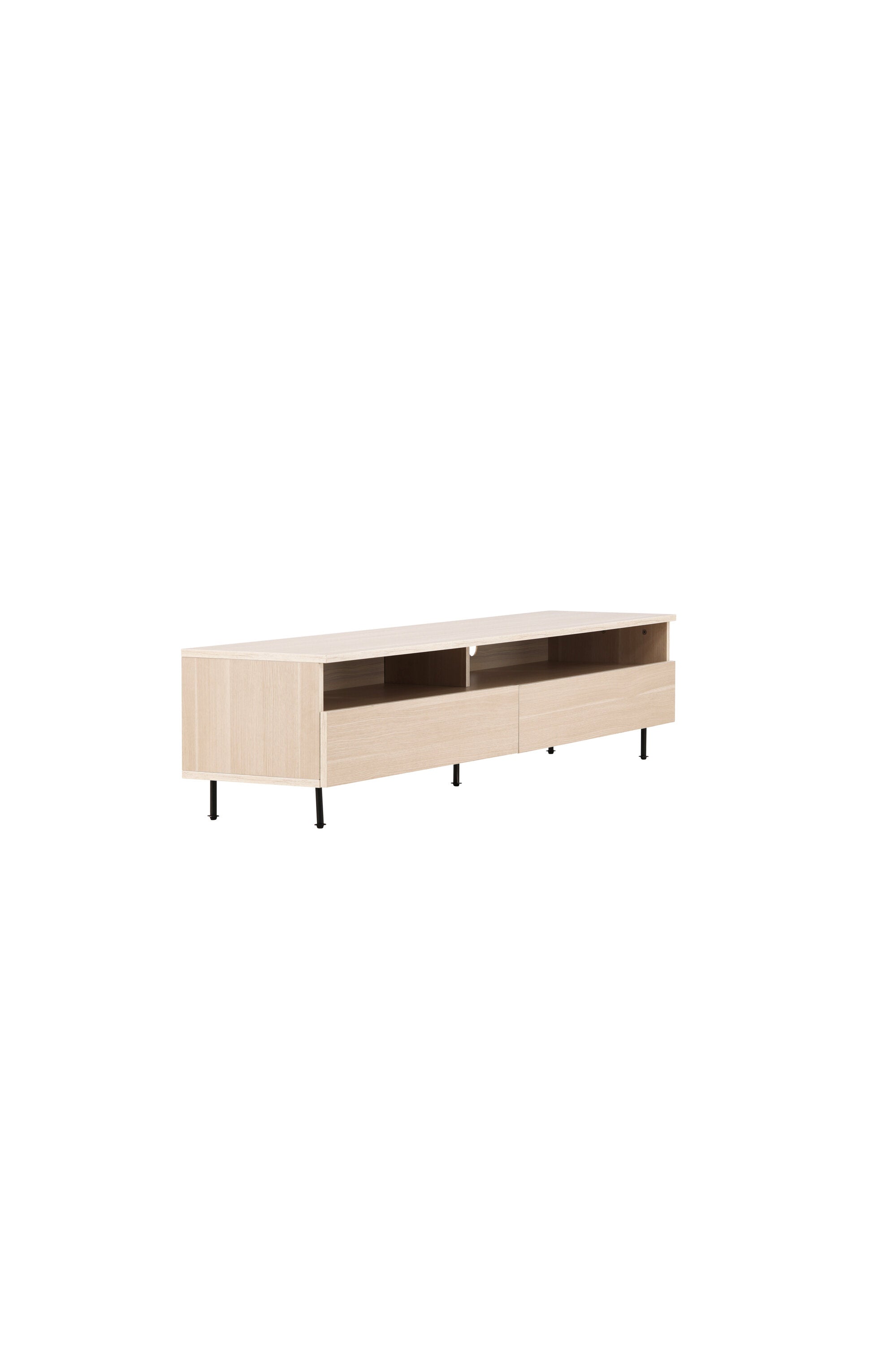 Navarra TV Sideboard in Schwarz/ Weisswäsche präsentiert im Onlineshop von KAQTU Design AG. TV-Möbel ist von Venture Home