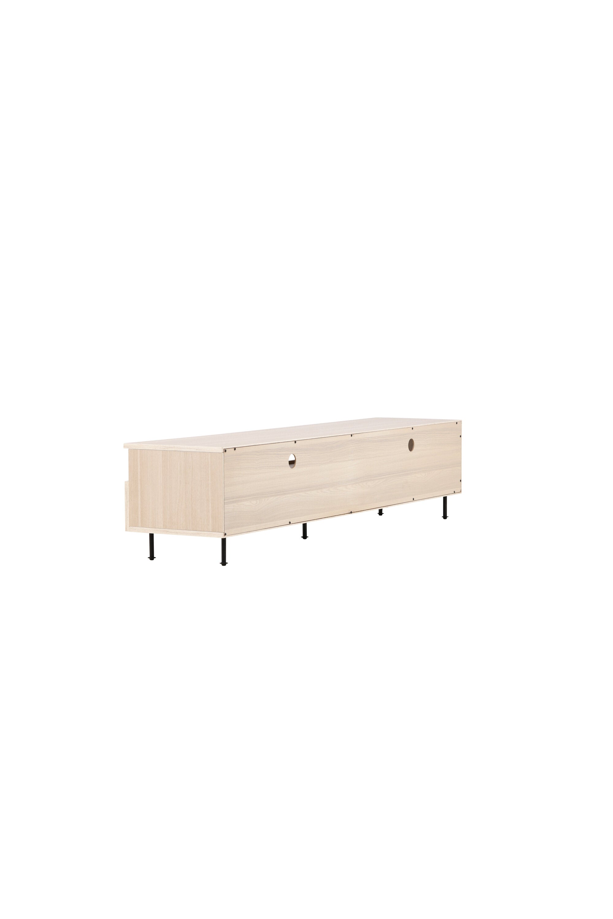 Navarra TV Sideboard in Schwarz/ Weisswäsche präsentiert im Onlineshop von KAQTU Design AG. TV-Möbel ist von Venture Home