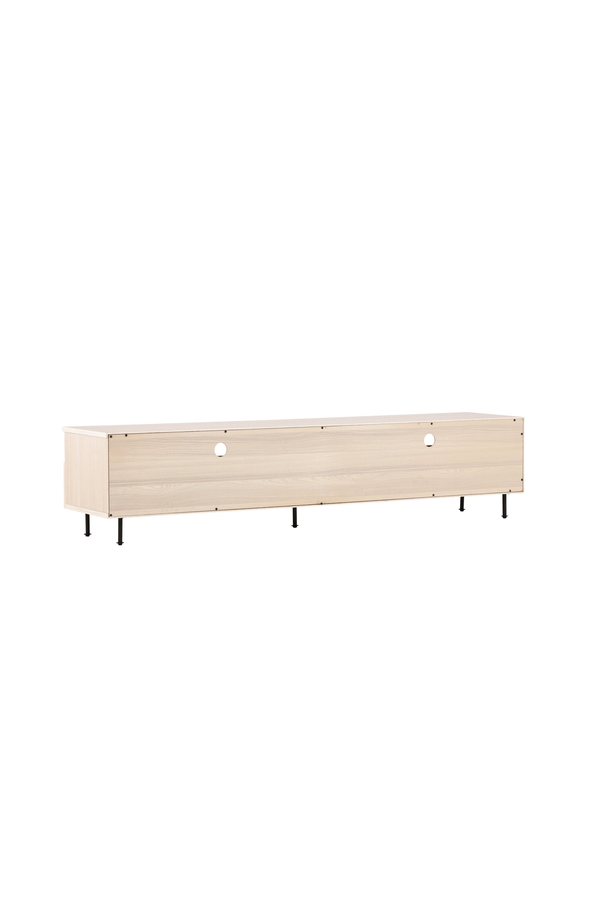 Navarra TV Sideboard in Schwarz/ Weisswäsche präsentiert im Onlineshop von KAQTU Design AG. TV-Möbel ist von Venture Home