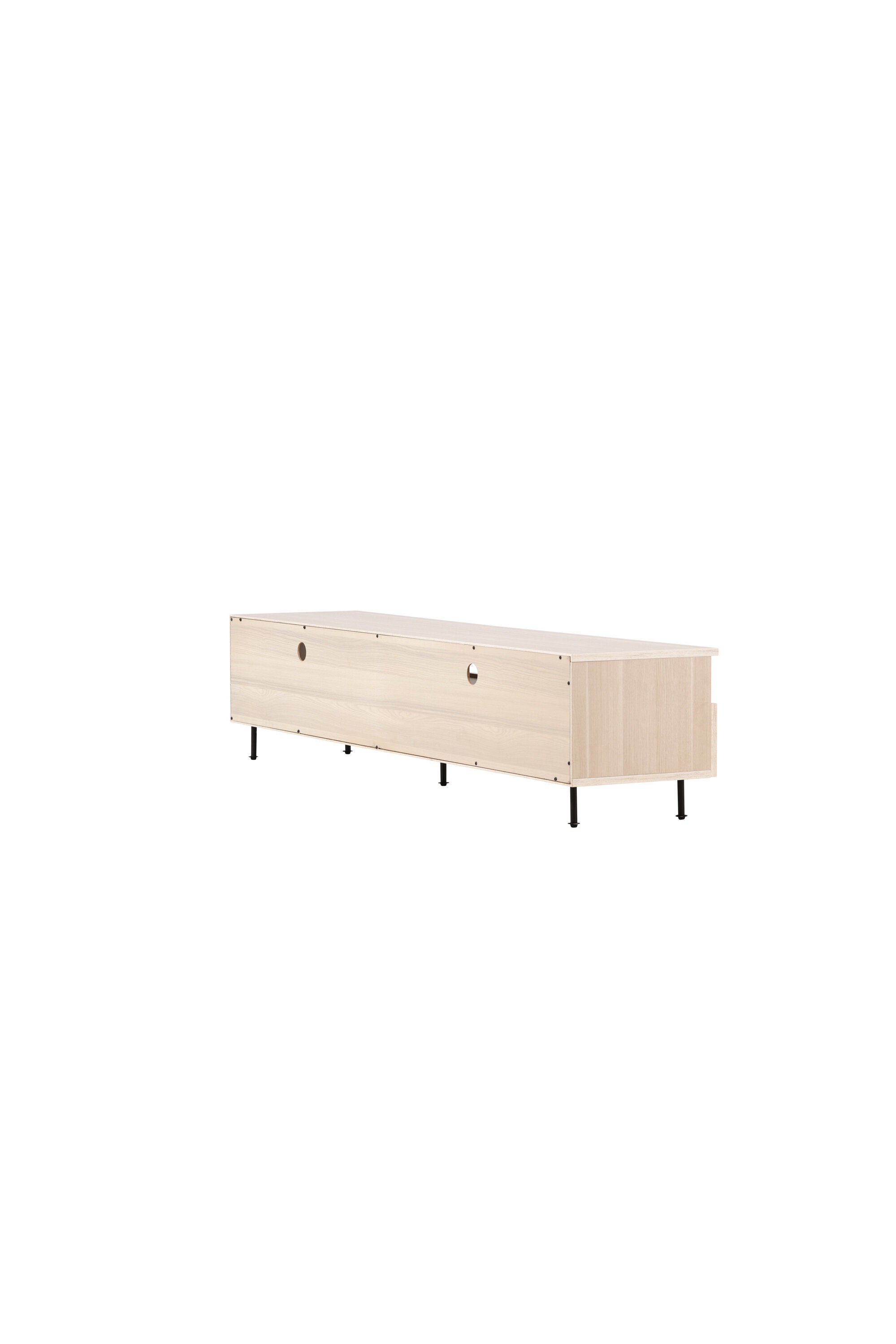 Navarra TV Sideboard in Schwarz/ Weisswäsche präsentiert im Onlineshop von KAQTU Design AG. TV-Möbel ist von Venture Home