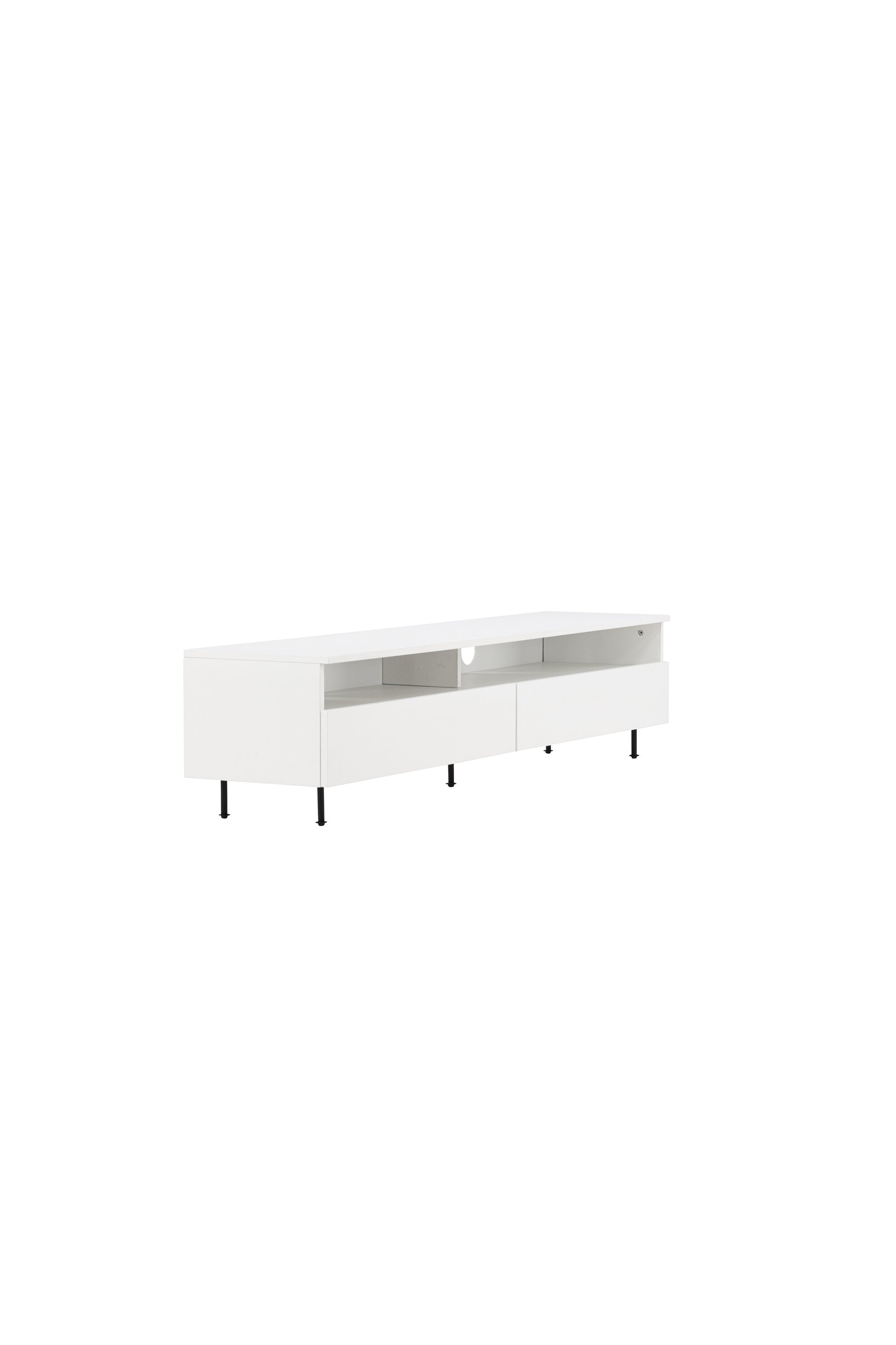 Navarra TV Sideboard in Schwarz-Weiss präsentiert im Onlineshop von KAQTU Design AG. TV-Möbel ist von Venture Home