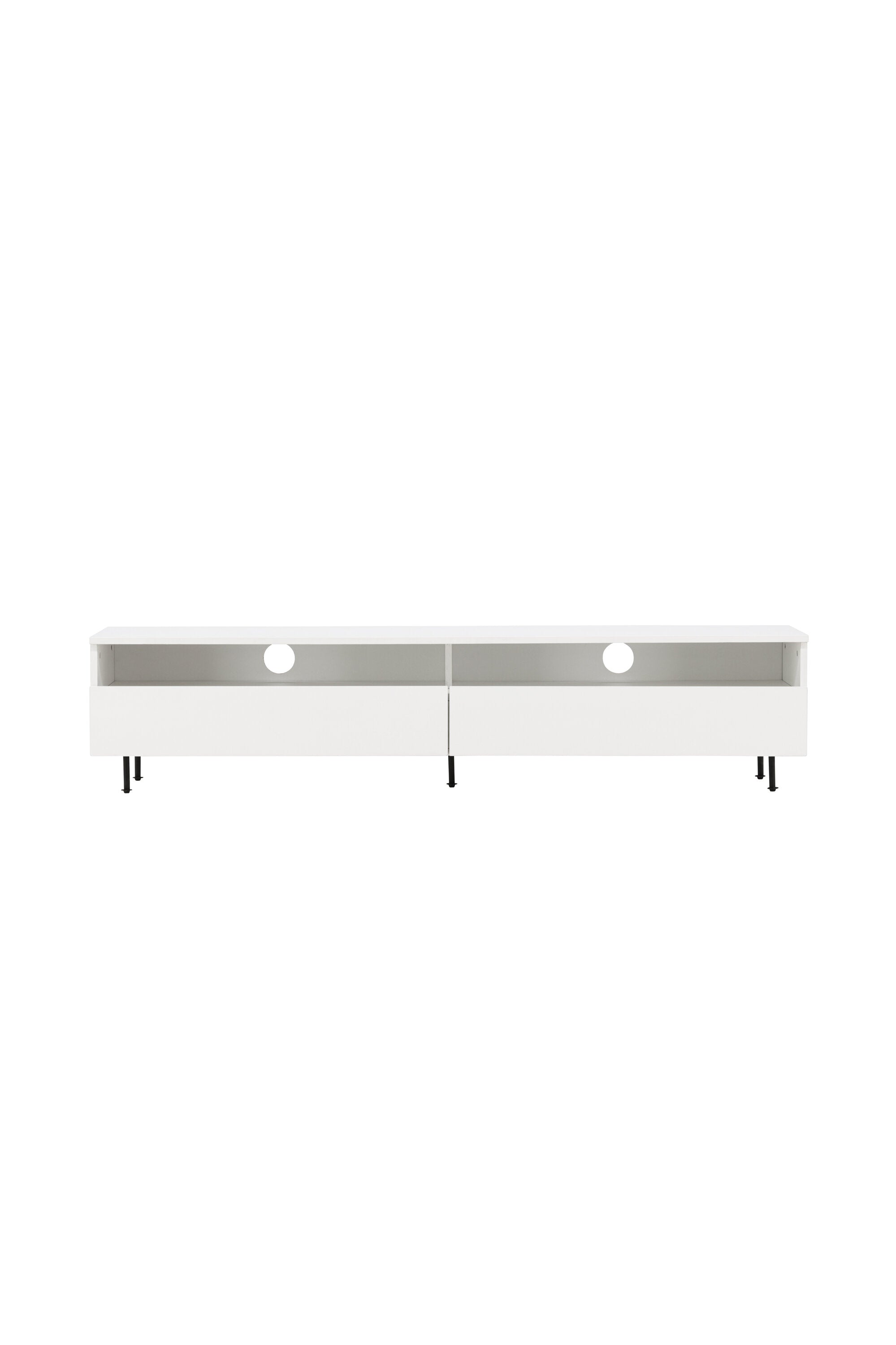 Navarra TV Sideboard in Schwarz-Weiss präsentiert im Onlineshop von KAQTU Design AG. TV-Möbel ist von Venture Home