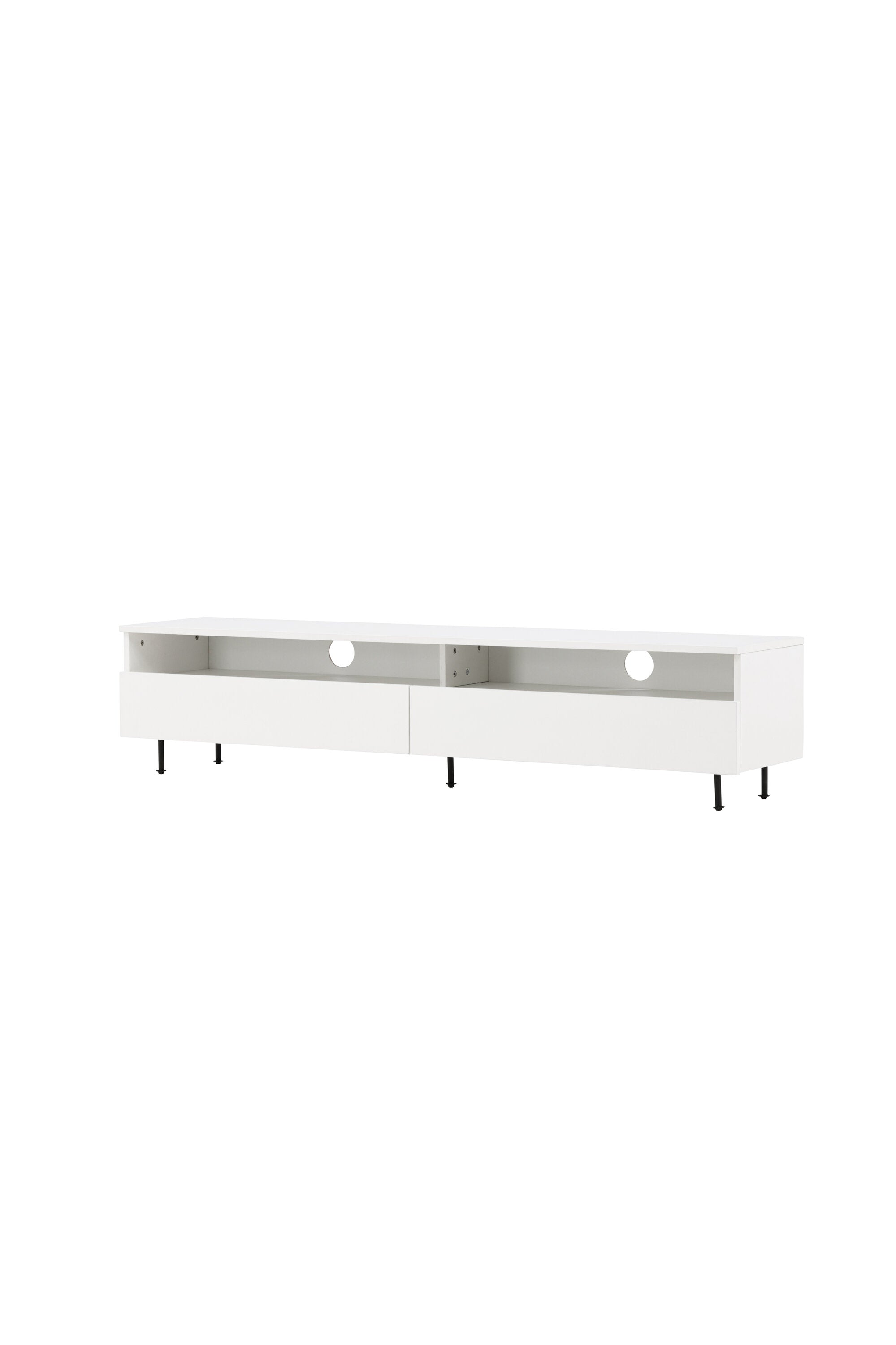 Navarra TV Sideboard in Schwarz-Weiss präsentiert im Onlineshop von KAQTU Design AG. TV-Möbel ist von Venture Home