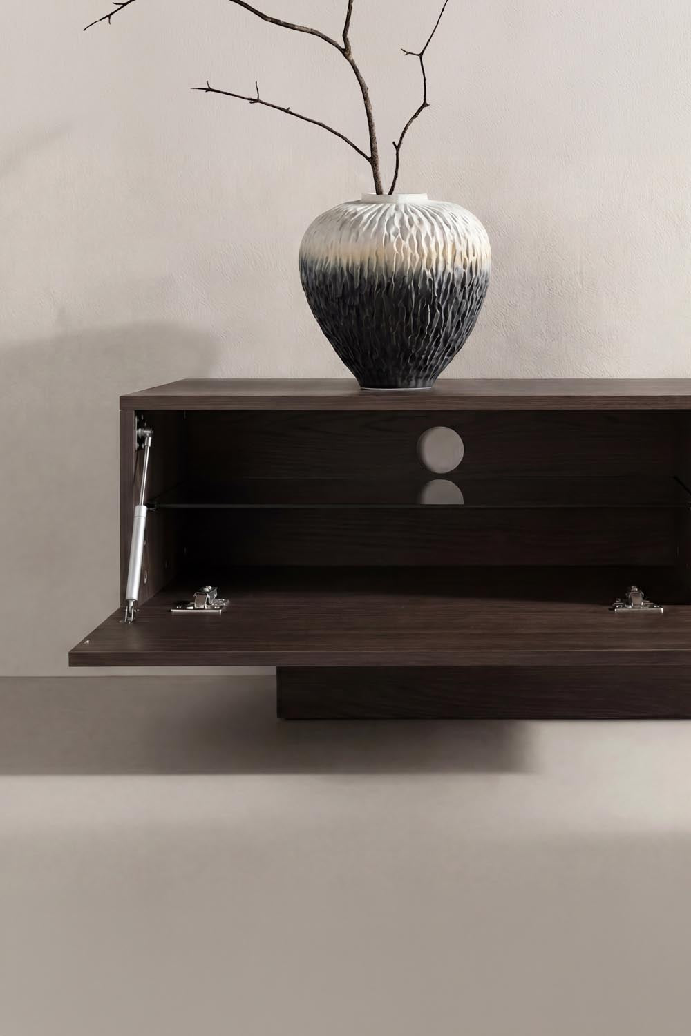 Cuenca Cabinet in Mokka präsentiert im Onlineshop von KAQTU Design AG. Cabinet ist von Venture Home