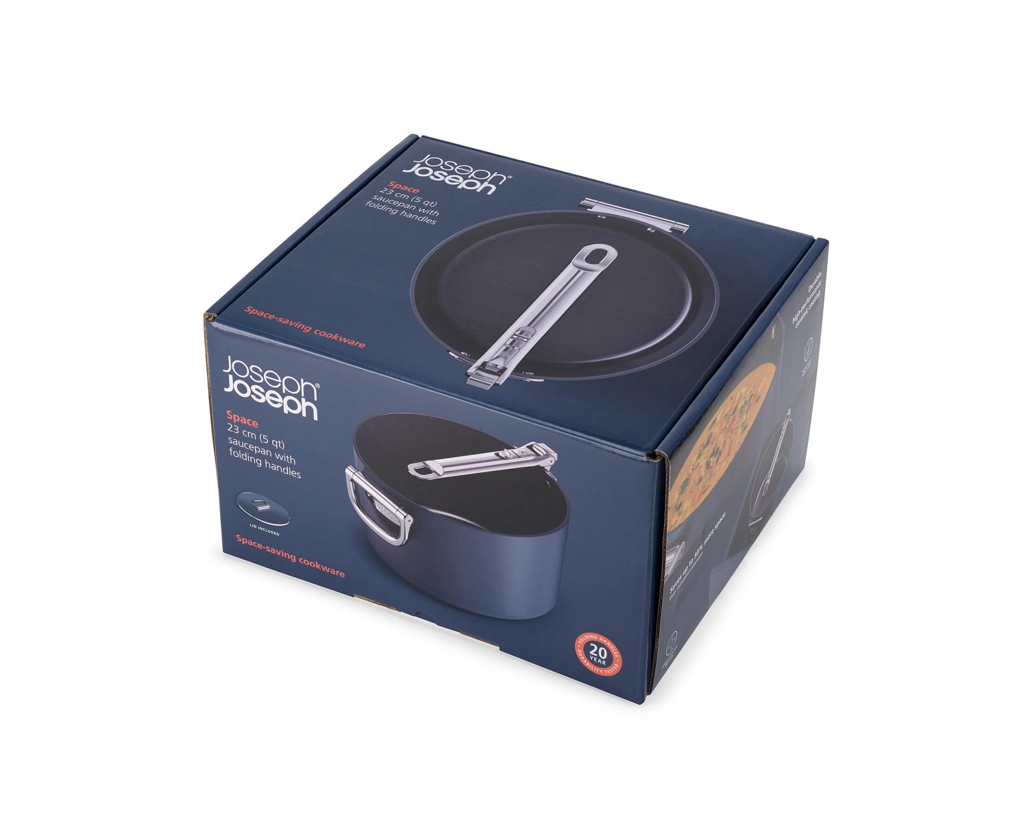 Casserole Space D23cm manche pliable avec couvercle