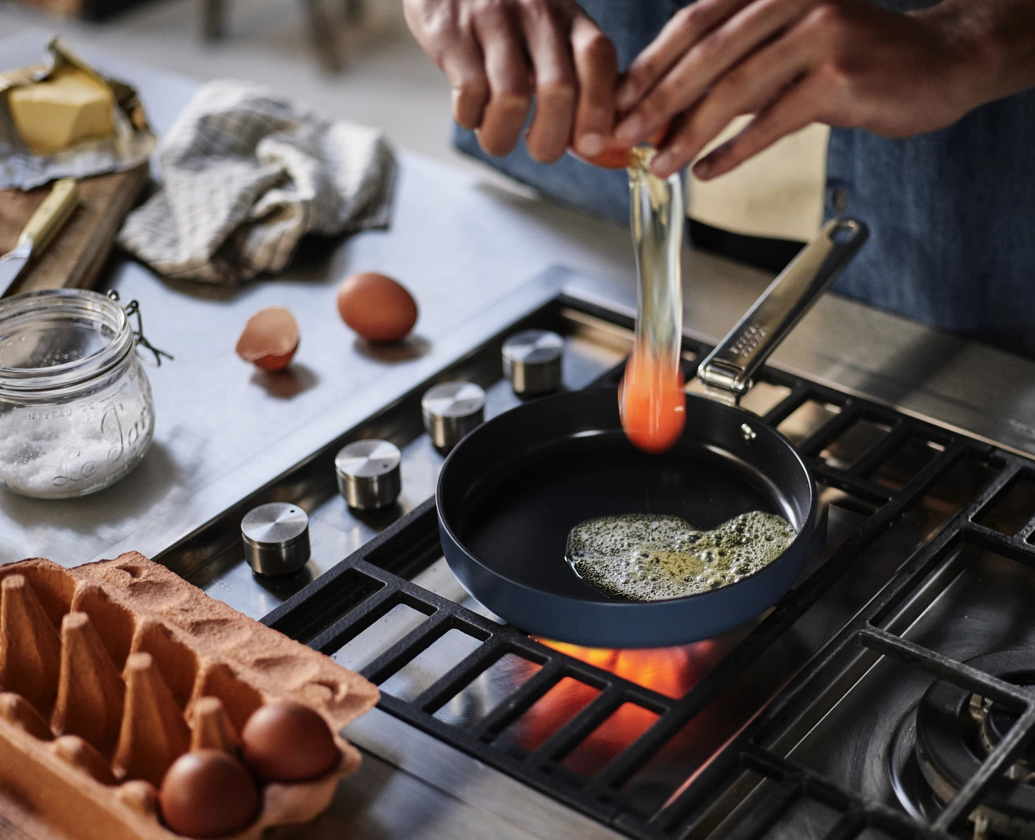 Space Bratpfanne D24cm klappbarer Griff