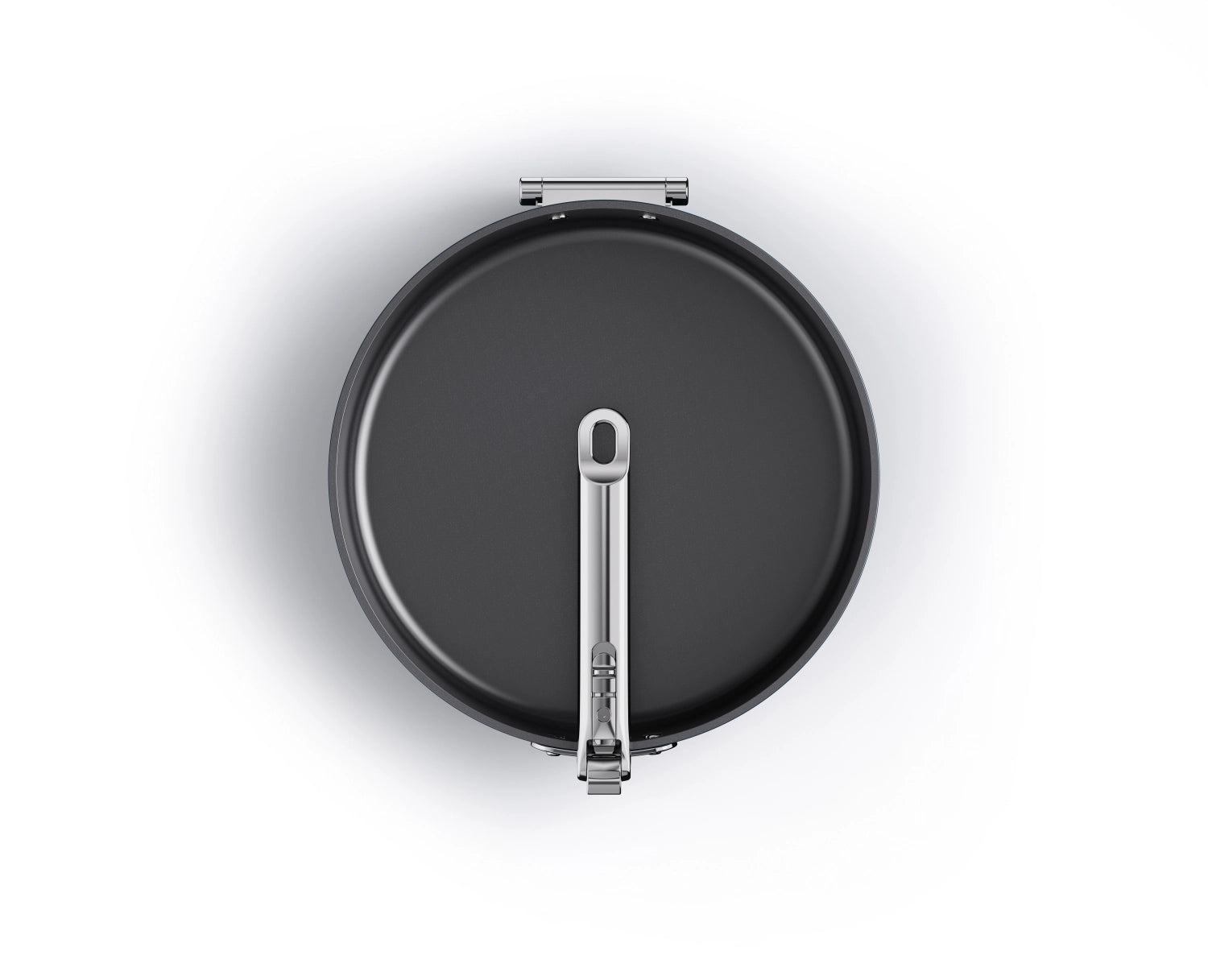 Praktische Joseph Joseph Bratpfanne mit 30 cm Durchmesser und klappbarem Griff, ideal für effizientes Kochen und einfache Aufbewahrung.