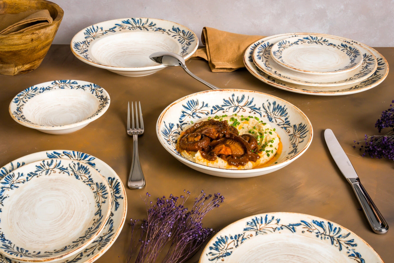 Assiette gourmande Grand-mère plate D27cm