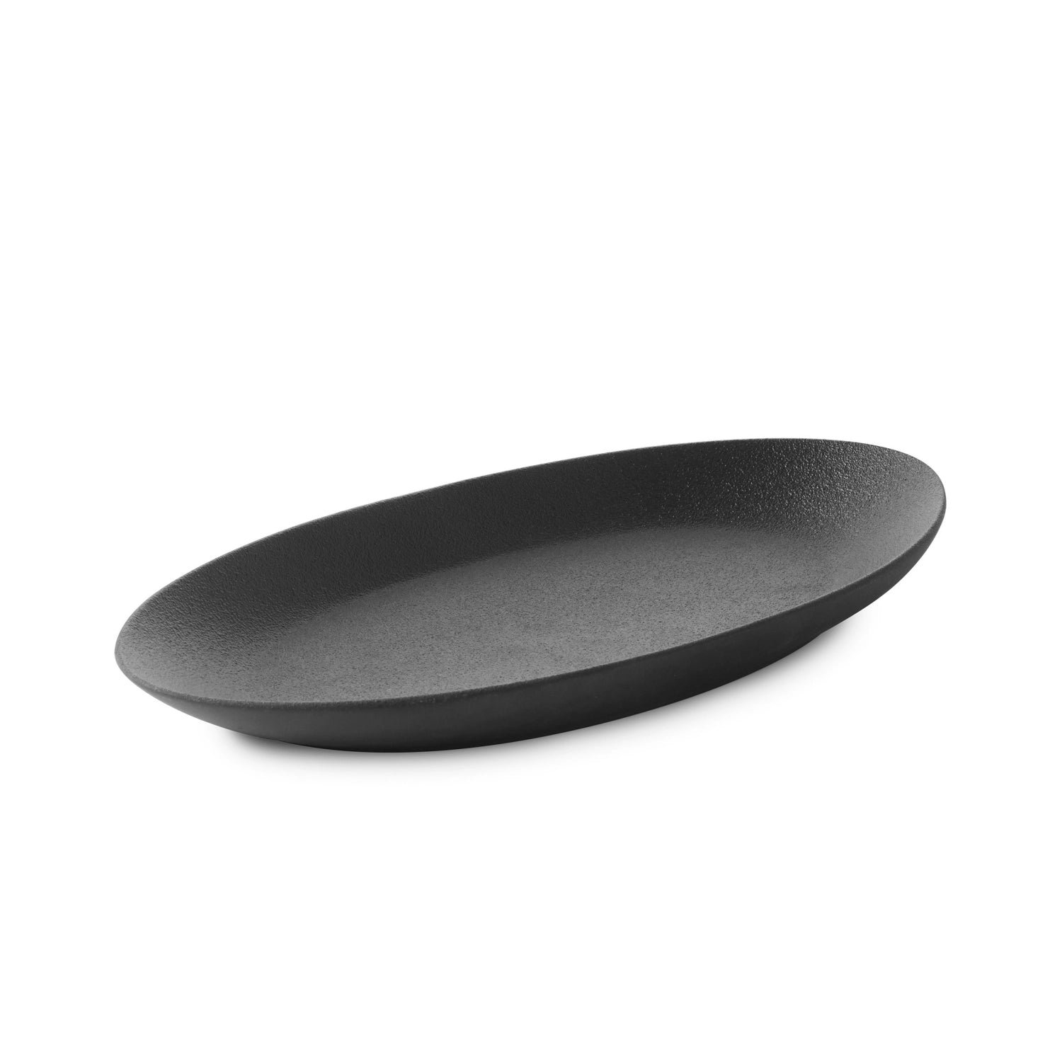 Stilvoller Equinoxe Teller von Revol in Gusseisen-Optik, 24x13 cm. Perfekt für jede Mahlzeit, pflegeleicht und robust für den Alltag.